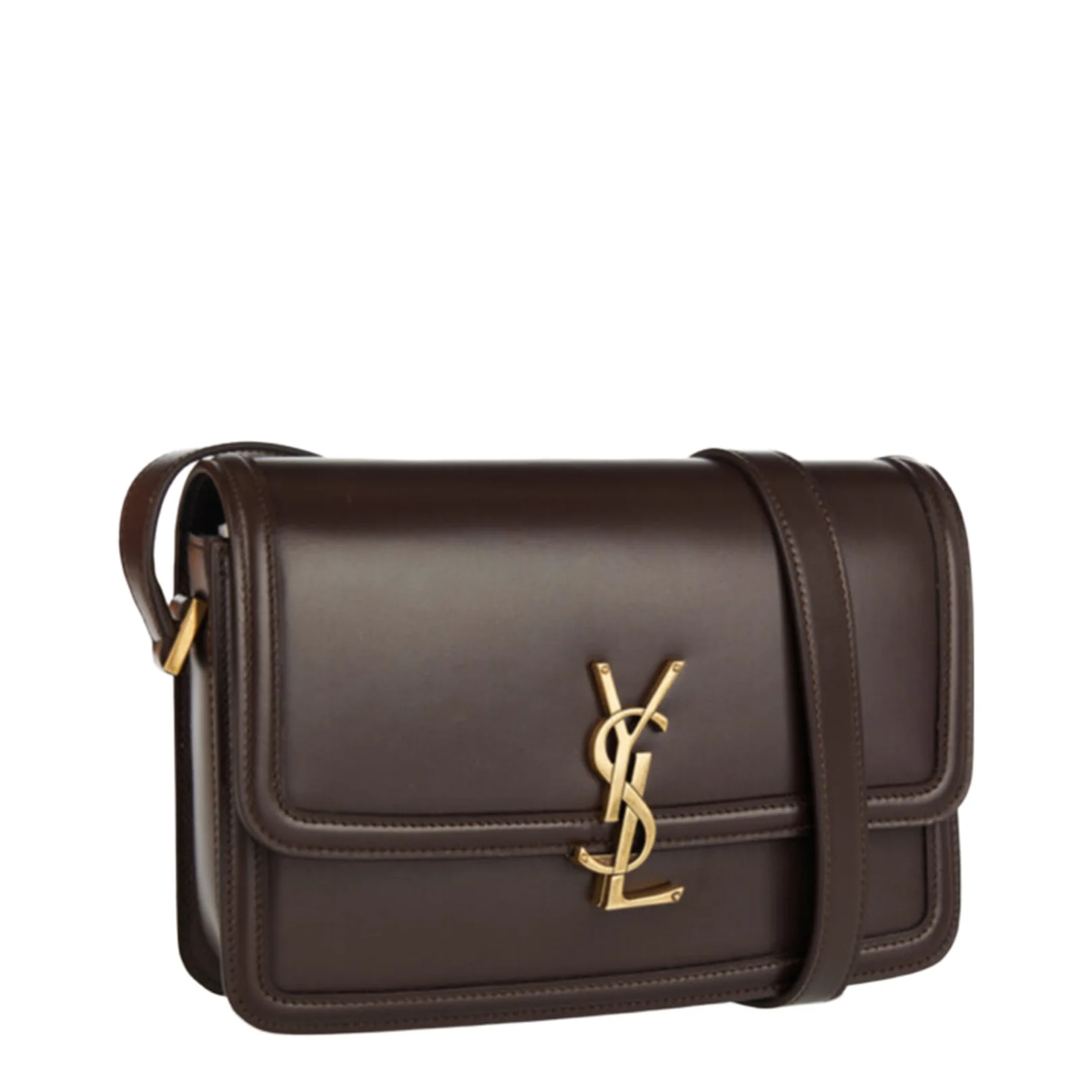 Solferino Medium Leather Shoulder Bags - Brown - Image 2