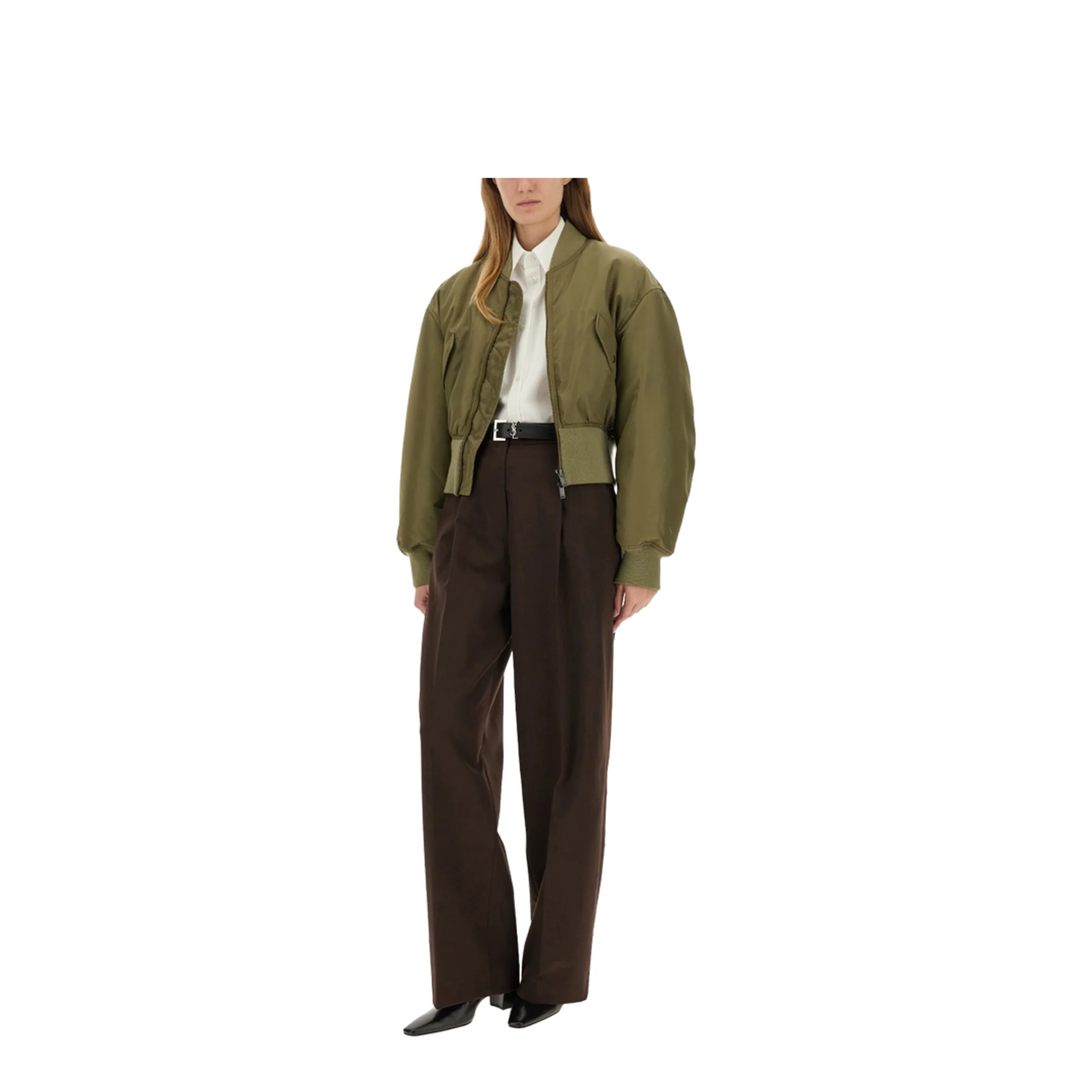 Nylon Bomber Jacket - Image 2