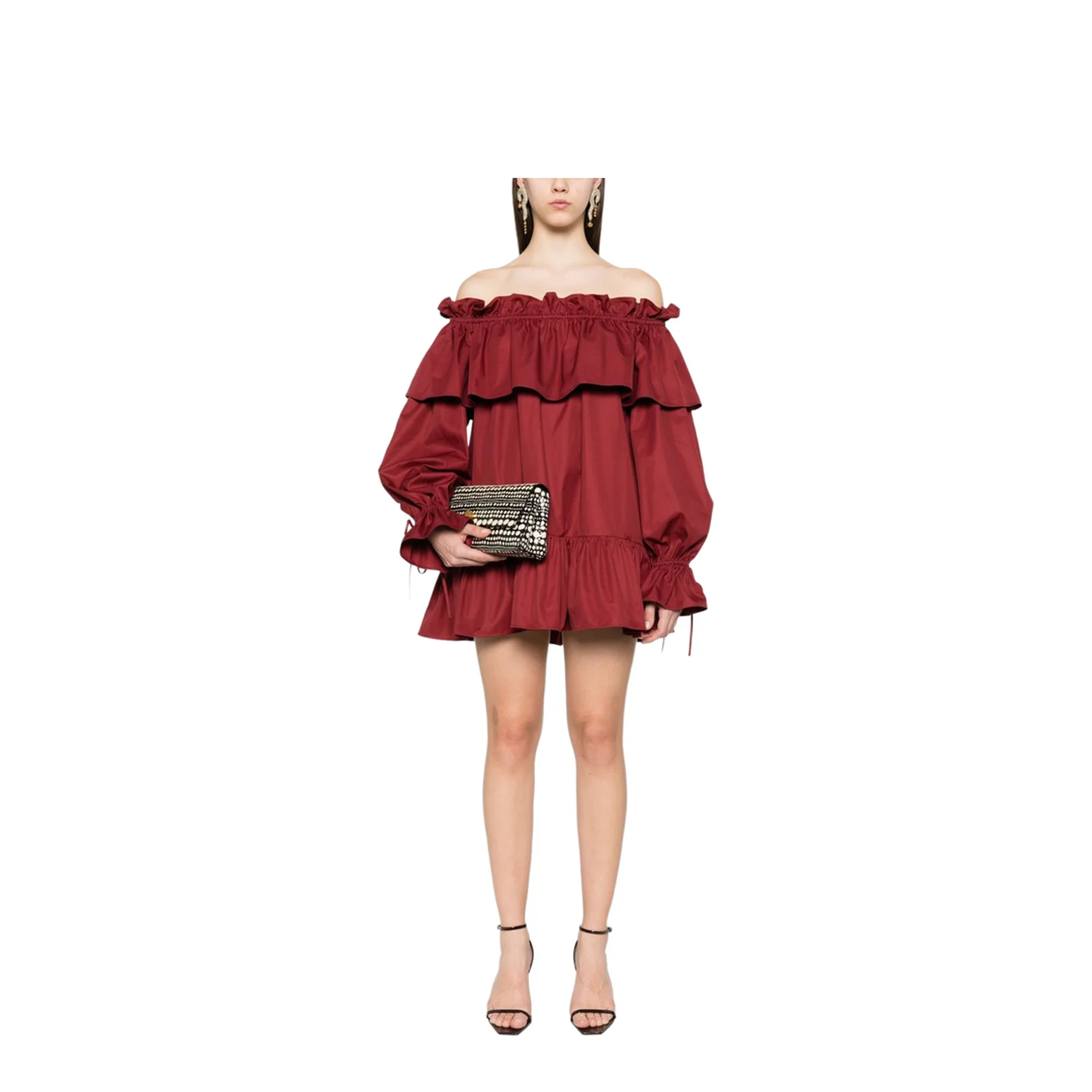 Ruffled Dress in Cotton Twill - Image 5