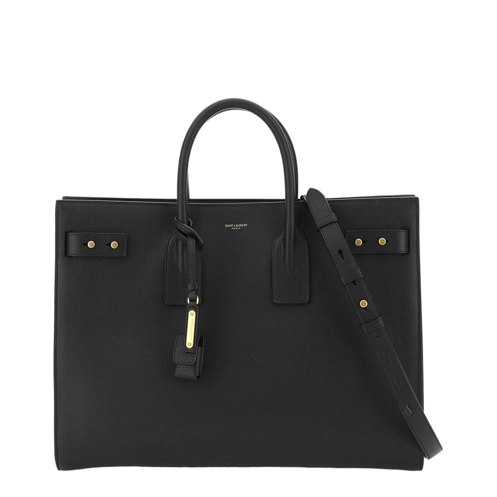 Sac de Jour Large Leather Handbags - Black - Image 4
