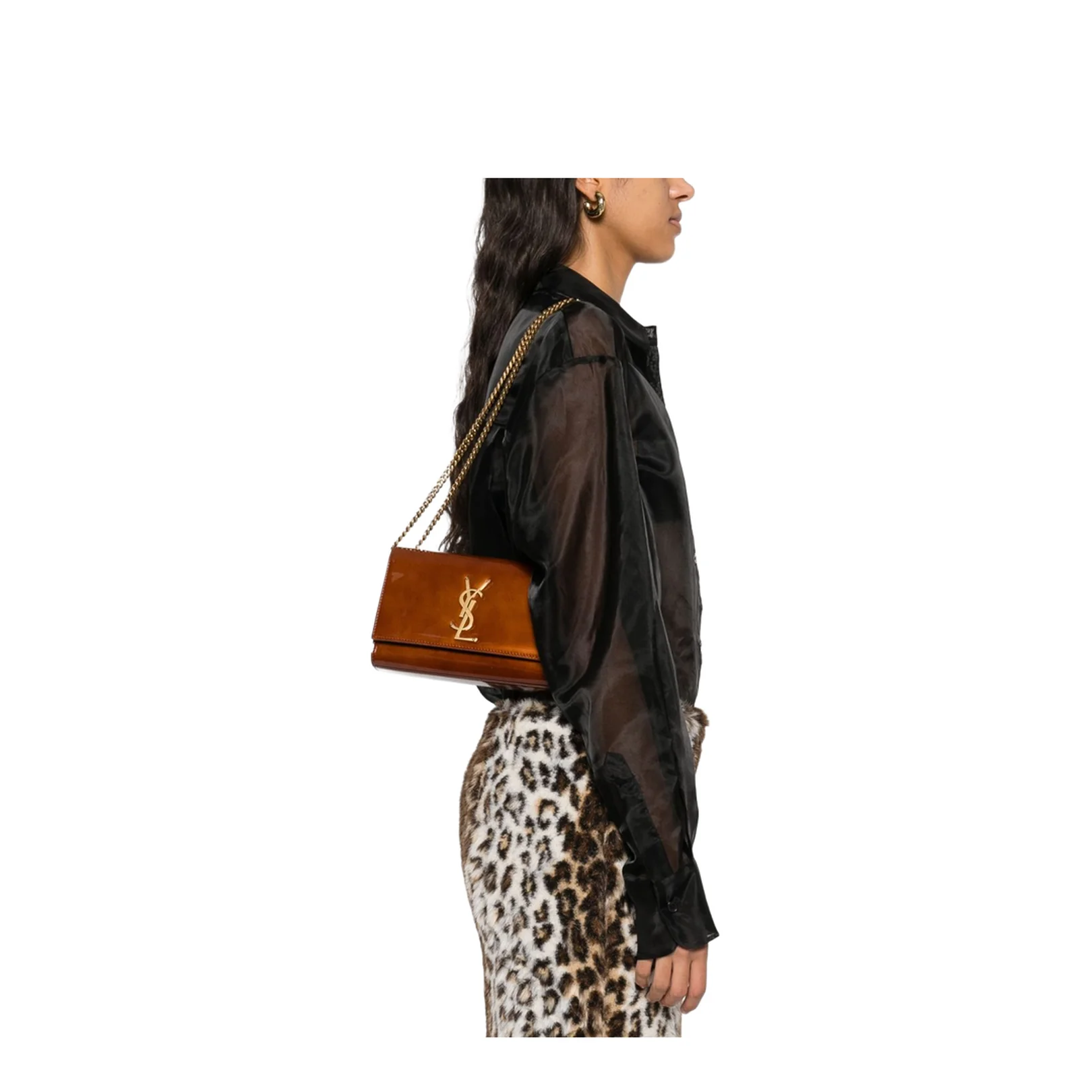 Kate Small Leather Shoulder Bags - Brown - Image 5
