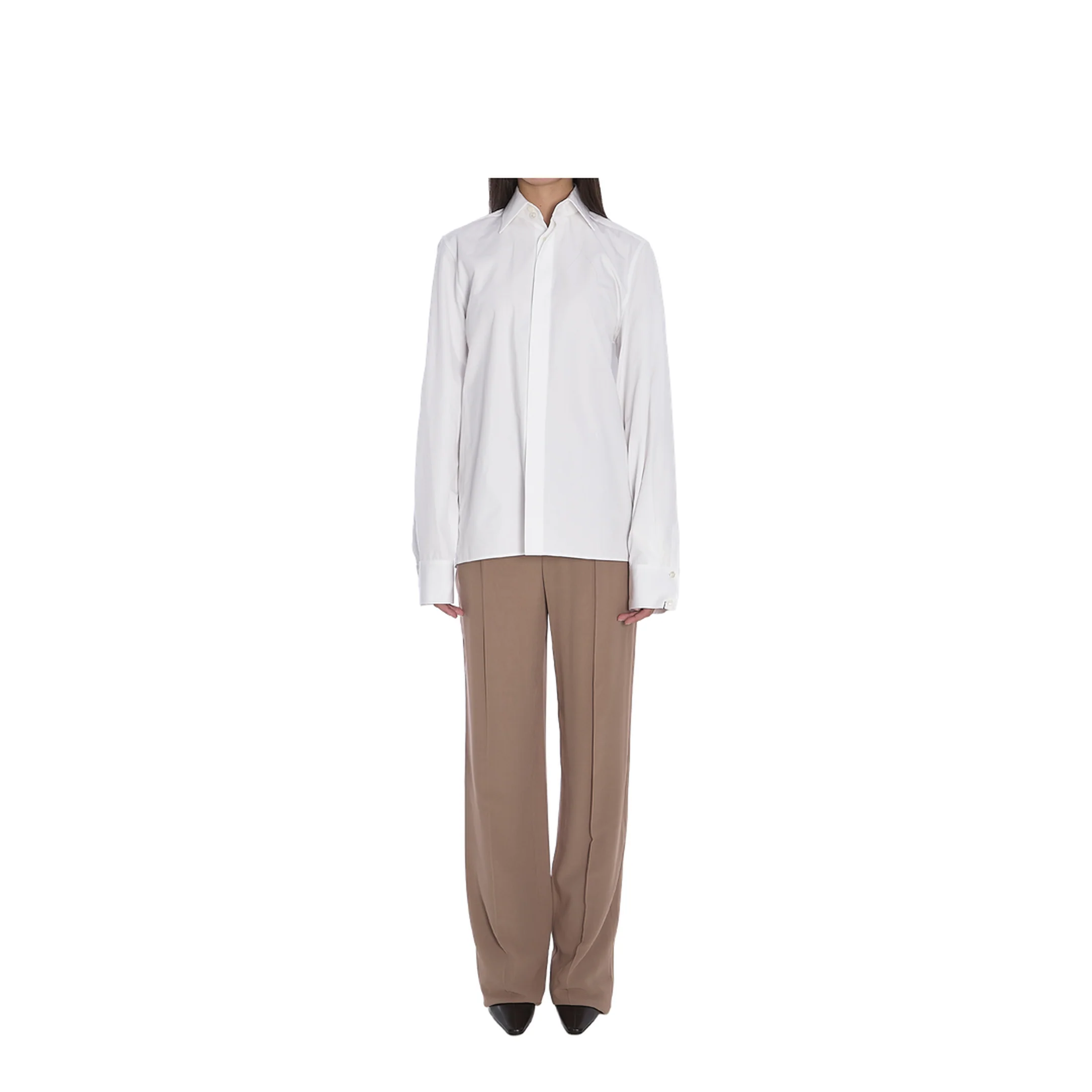 Silk Crêpe Trousers - Image 5