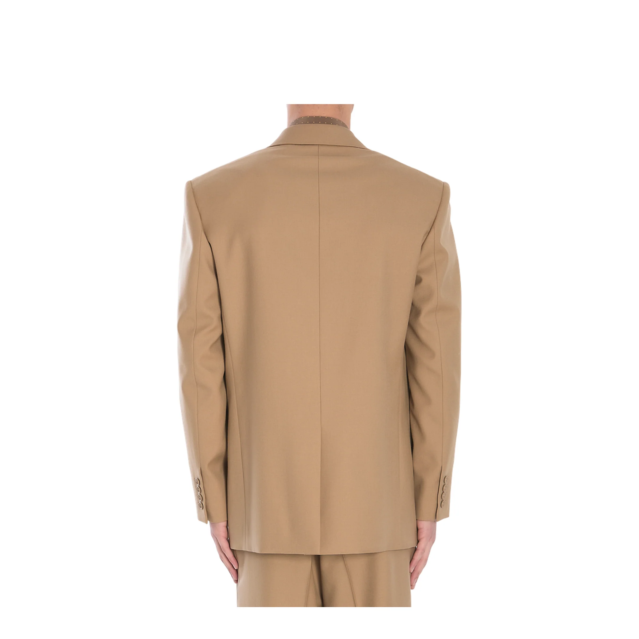 Single-breasted wool jacket - Image 4