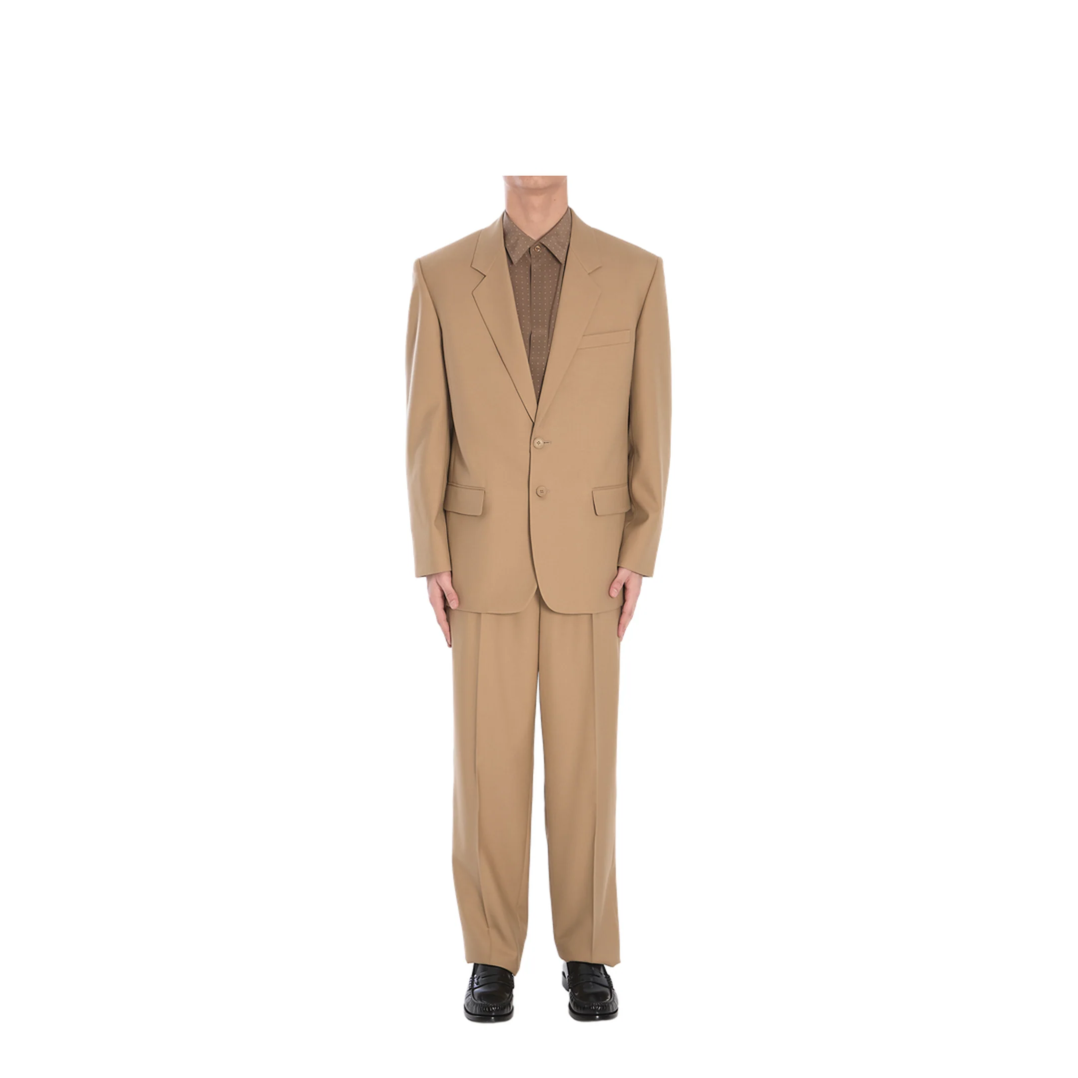 Single-breasted wool jacket - Image 5