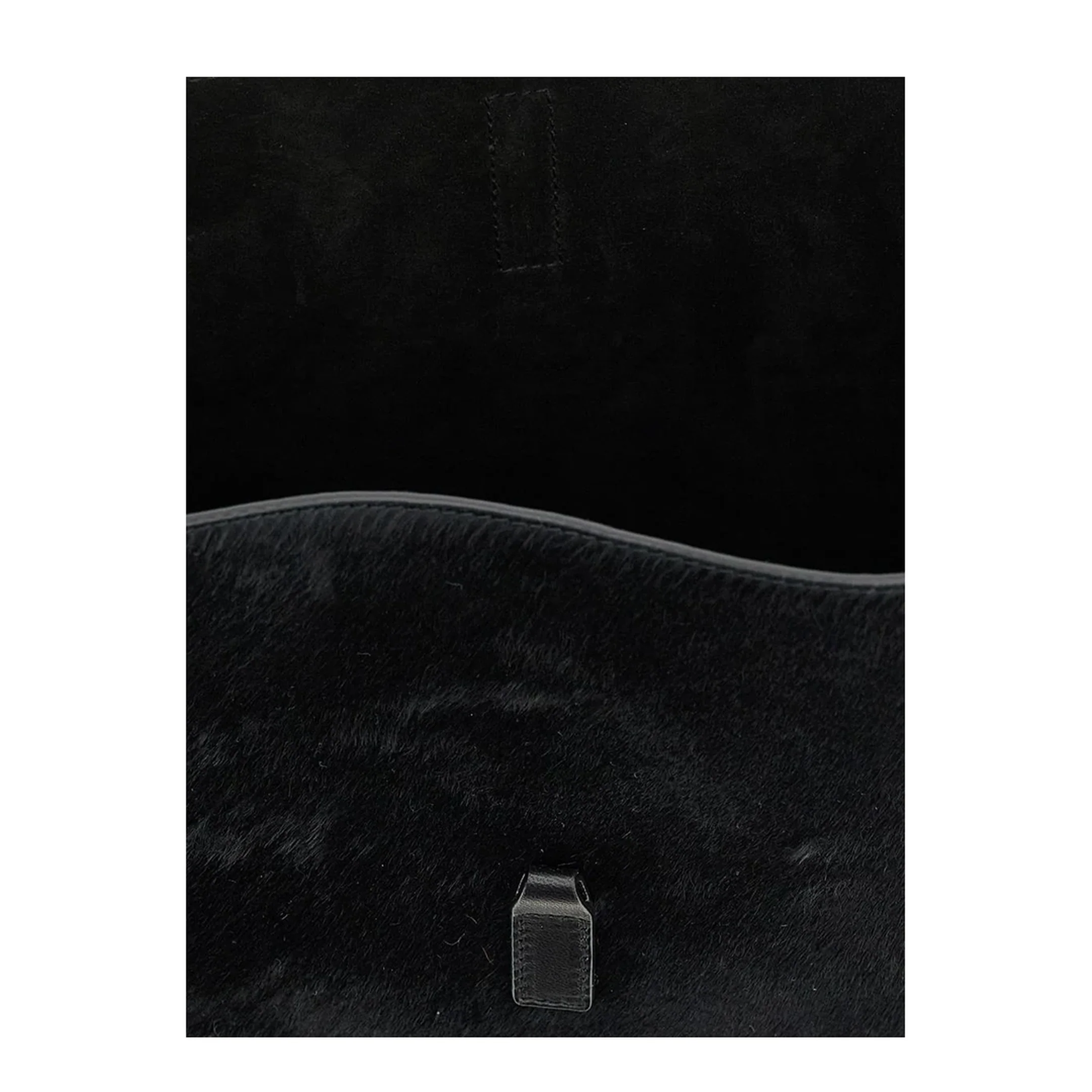 Small Calfskin Shoulder Bag - Black - Image 4