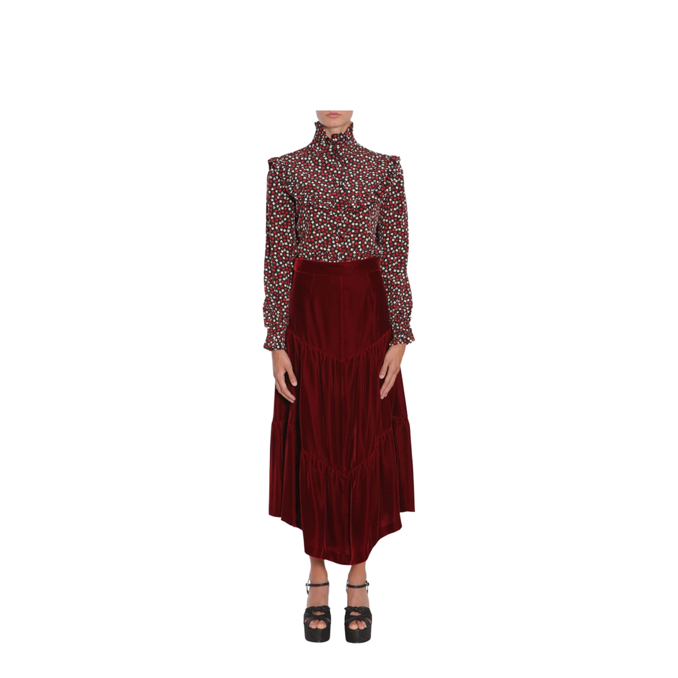 Stand Up Collar Blouse - Image 2