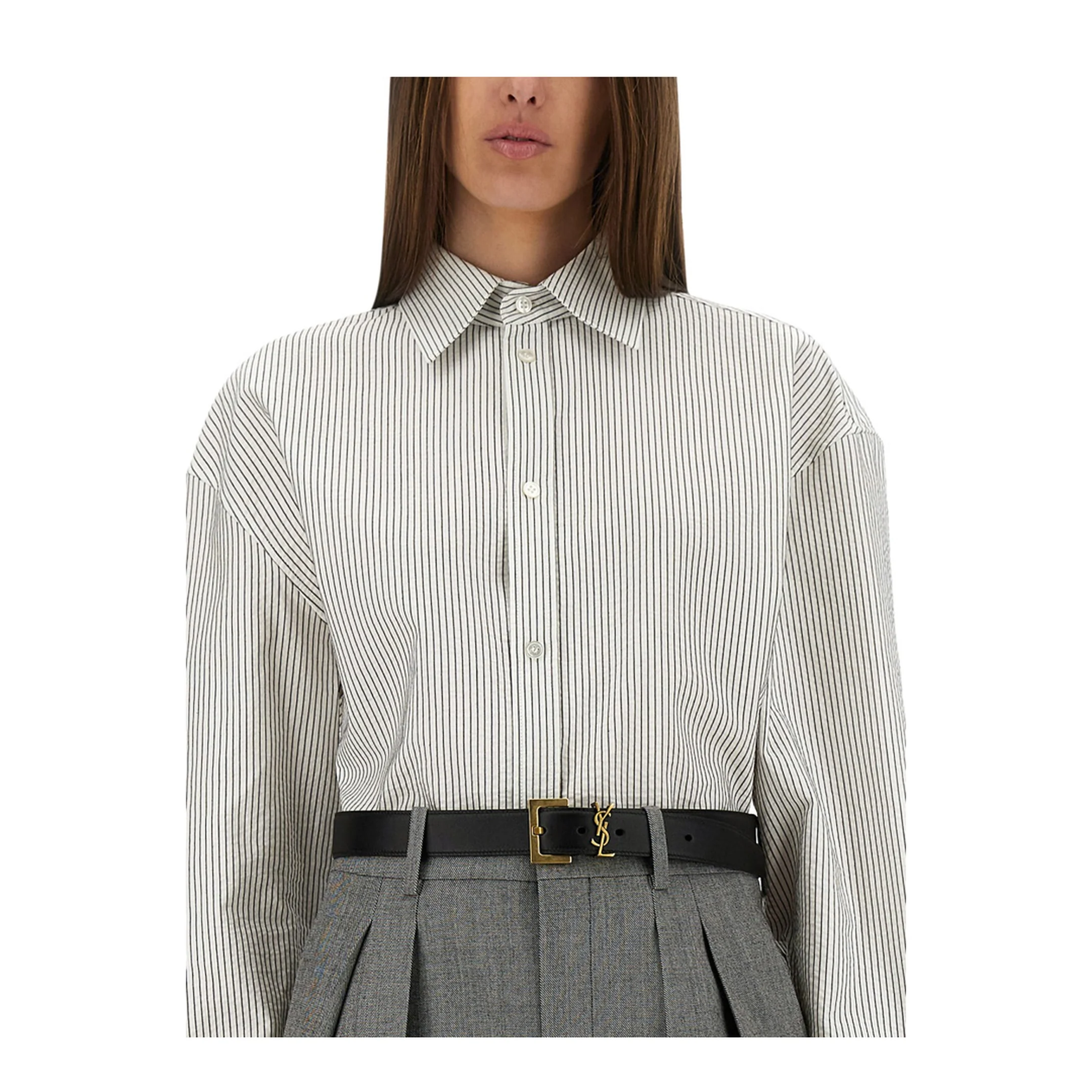 Striped Cotton Shirt - Image 4
