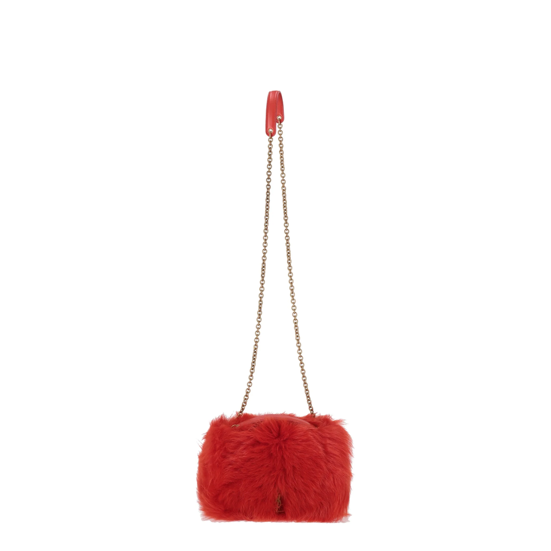 Kate Small Lambskin Shoulder Bags - Orange - Image 5