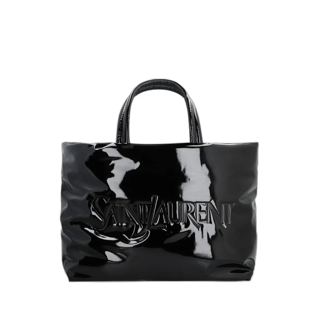 Maxi Tote In Patent Canvas - Image 2