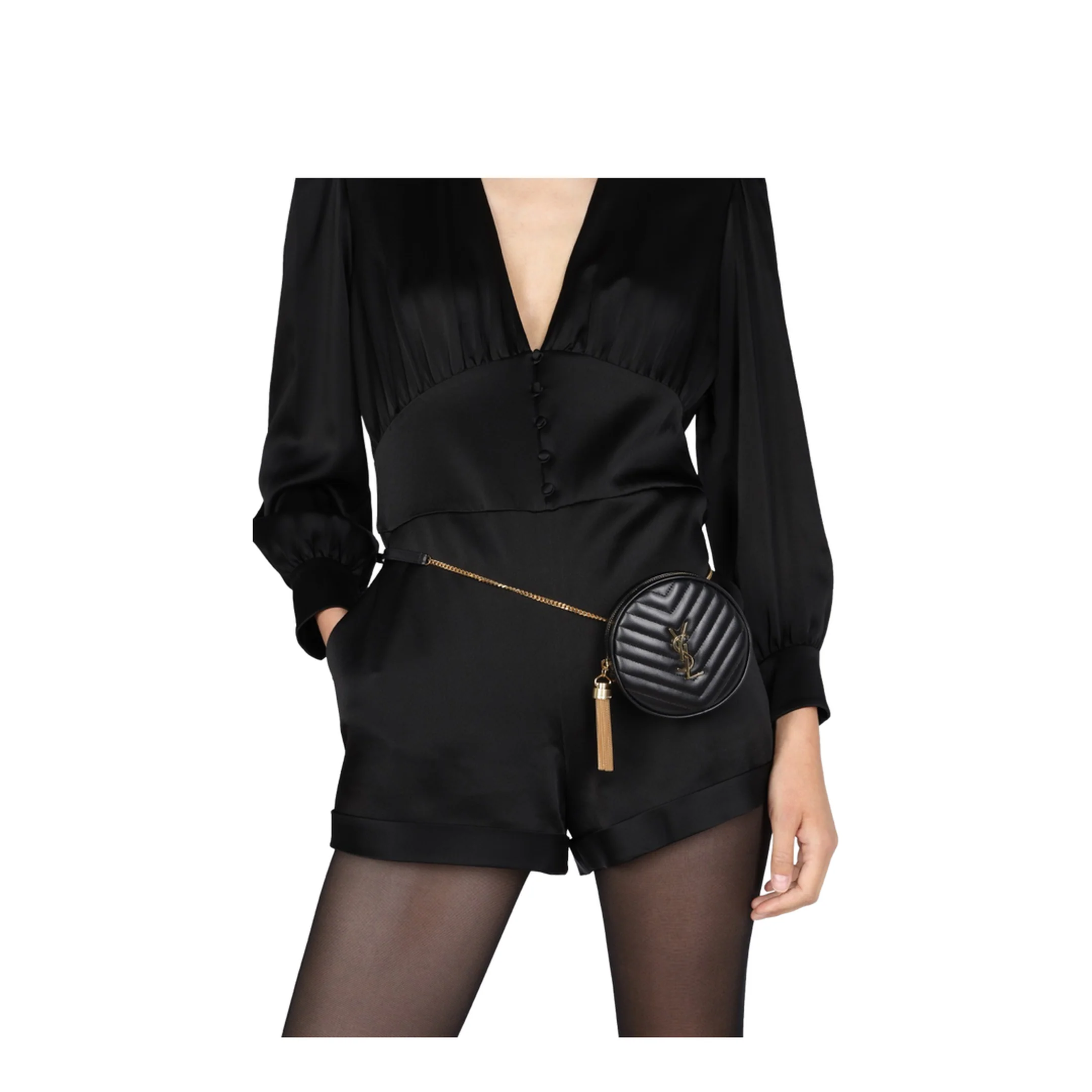 V-Neck Jumpsuit - Image 4