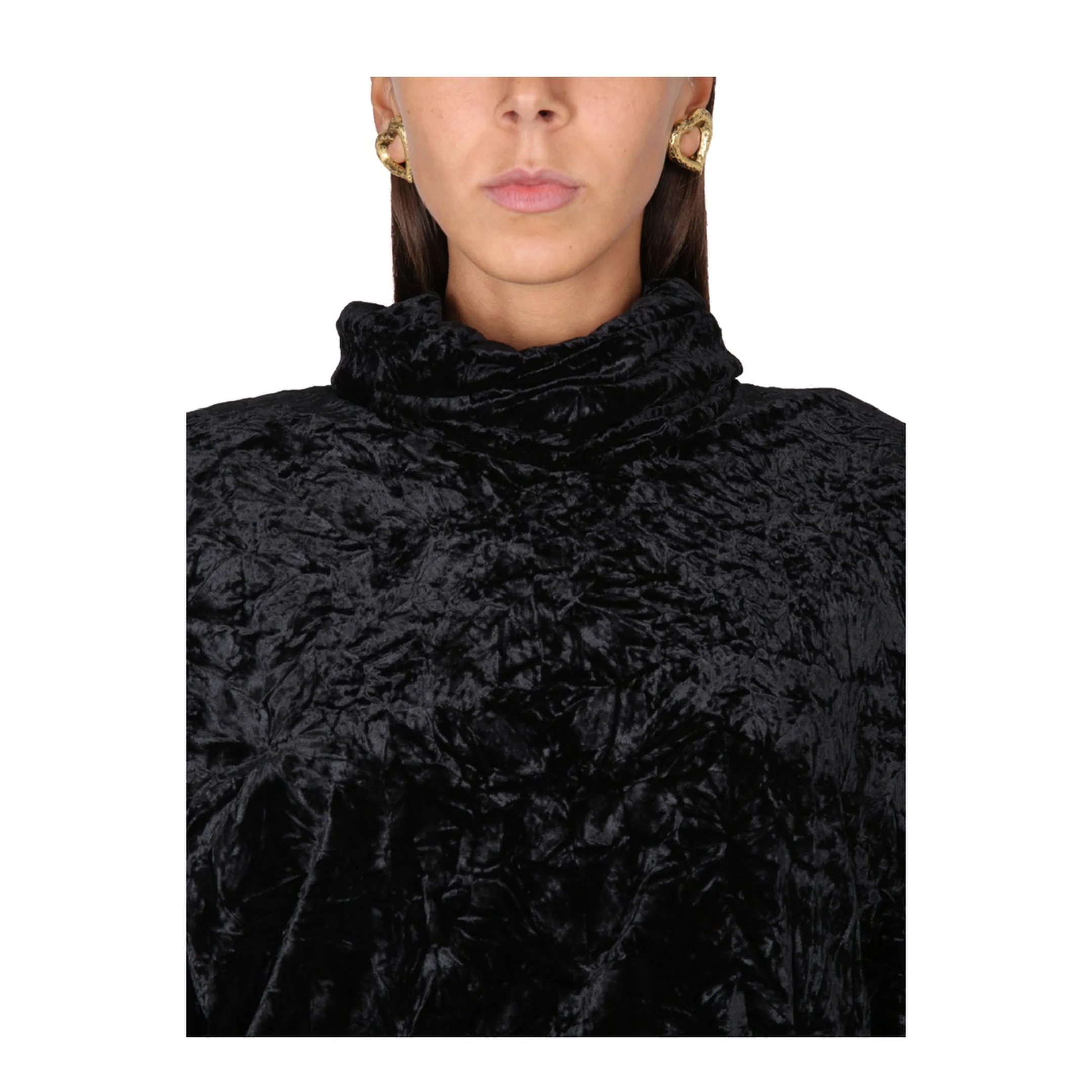 Velvet Turtleneck Top - Image 4