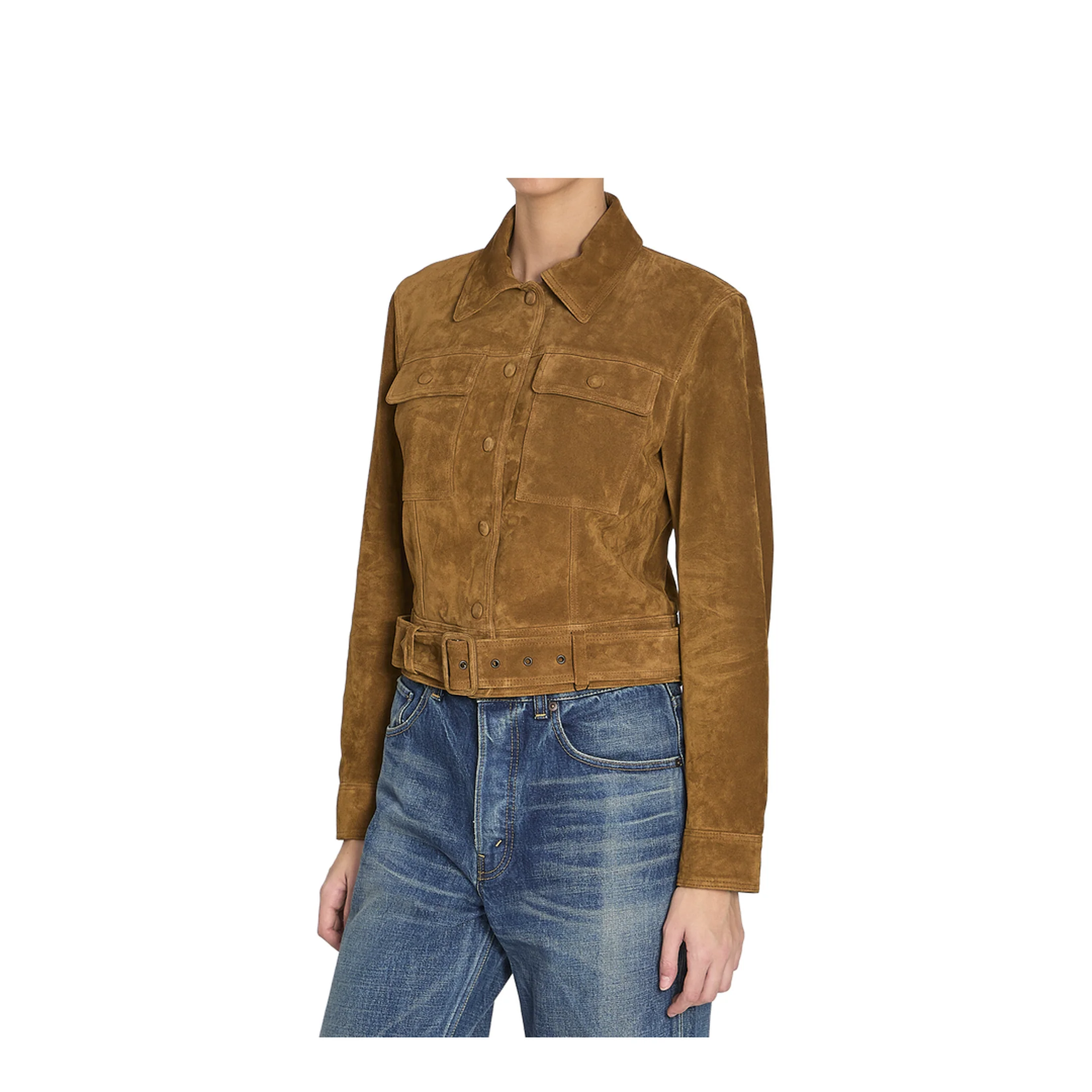 Vintage Suede Leather Jacket - Image 2