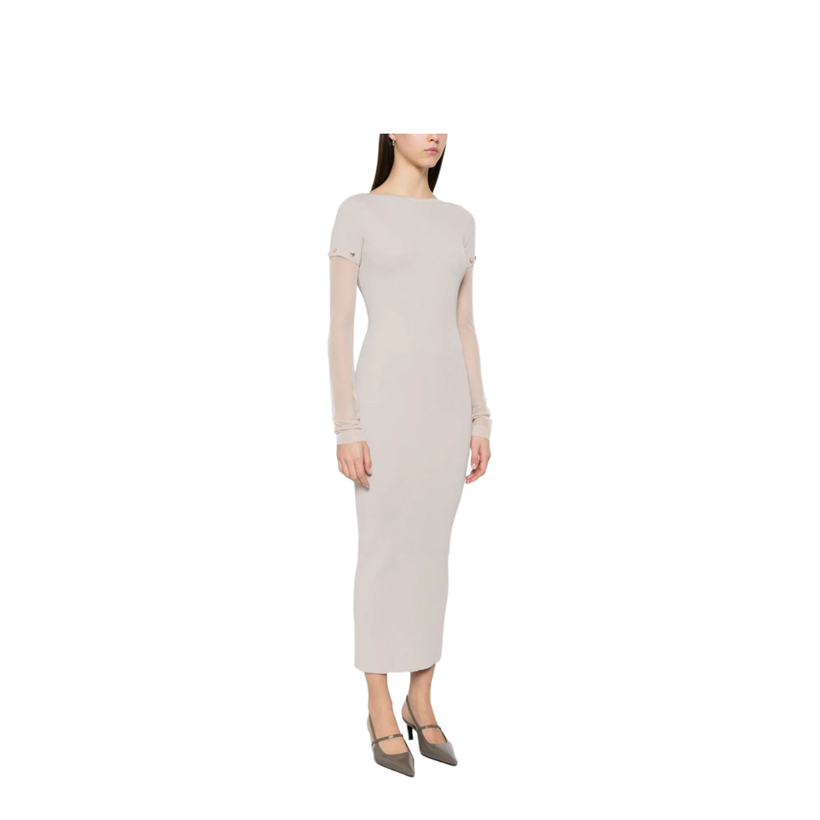 Dove Grey Dress - Image 4