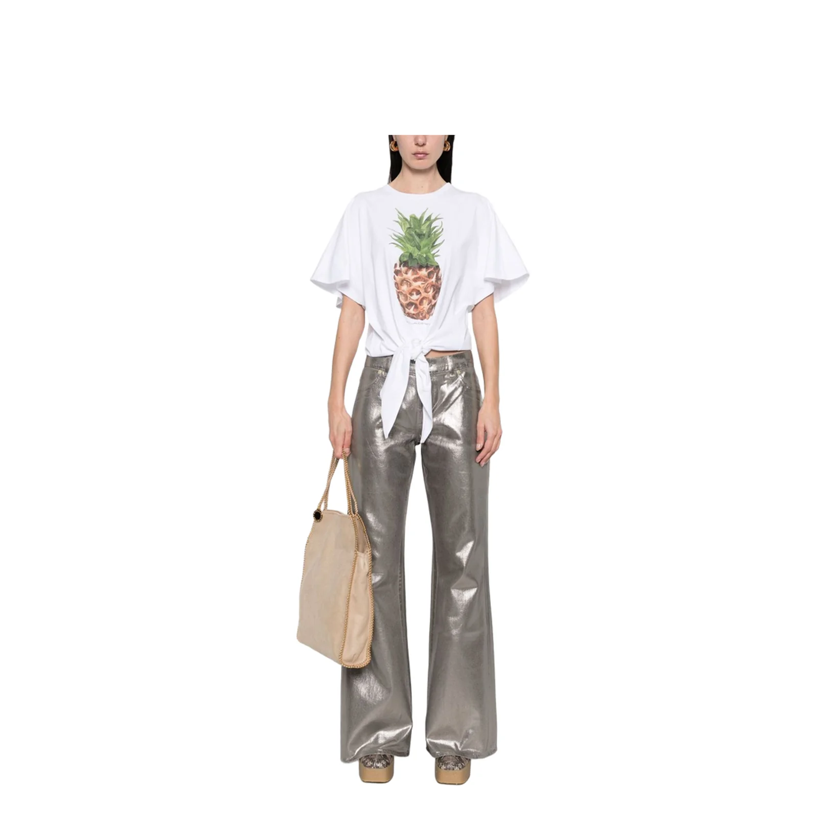Pineapple Cotton T-Shirt - Image 3