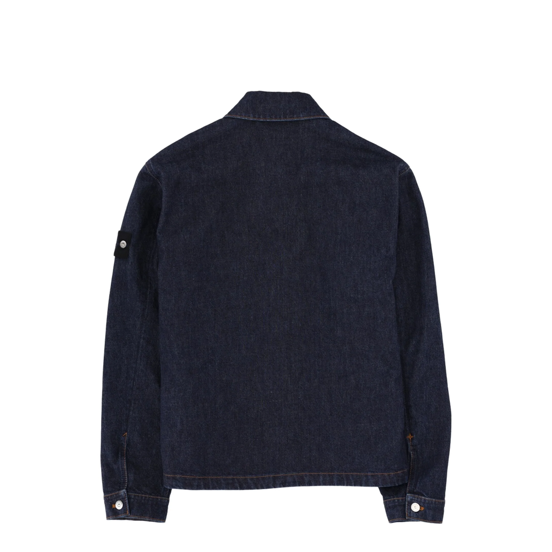 Denim Jacket with Logo Patch - Image 3