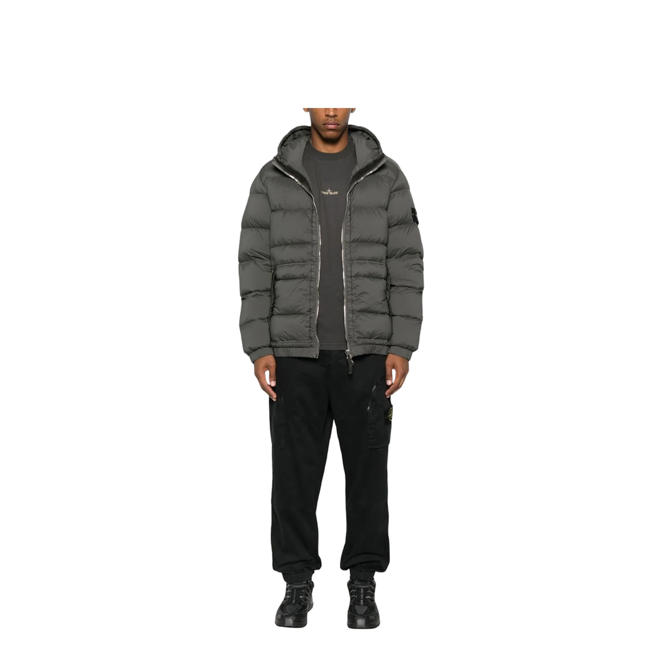 Seamless Tunnel Down Jacket with Hood - Image 2