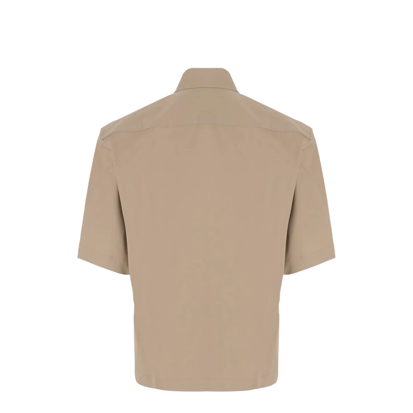 Cotton Shirt - Beige - Image 3