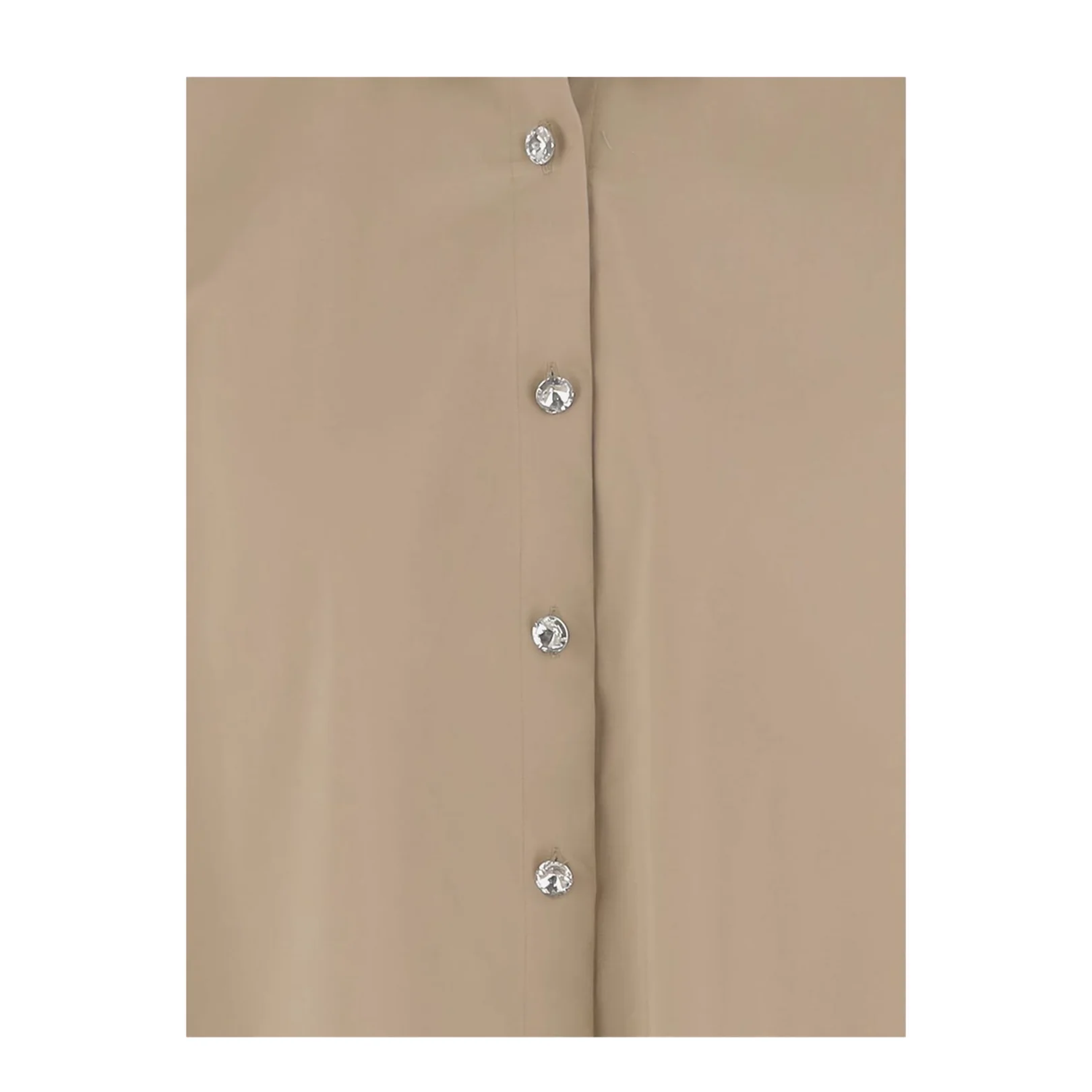Cotton Shirt - Beige - Image 4