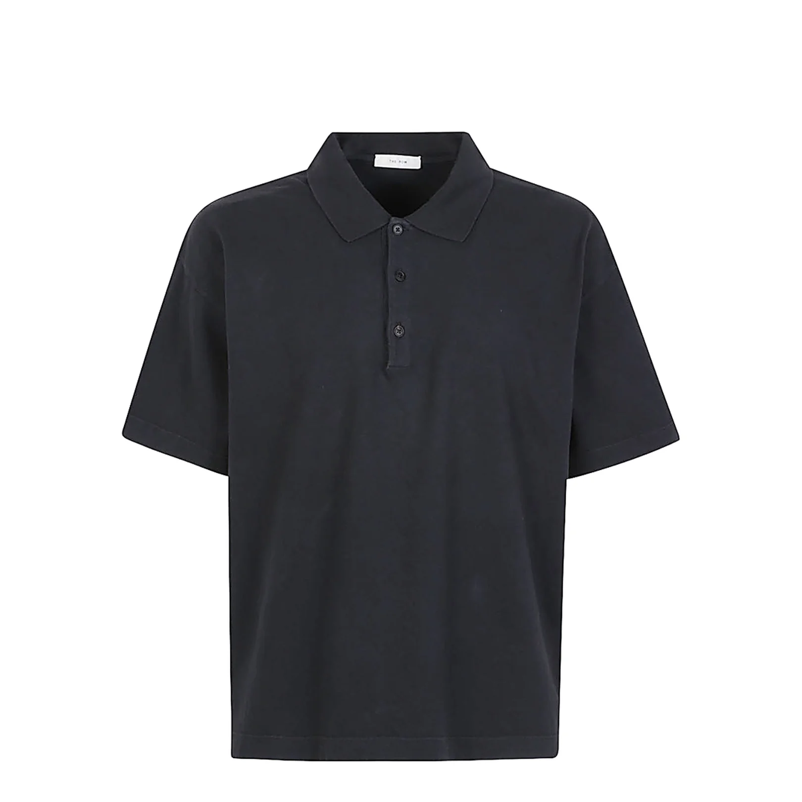 Black Oversized Polo Shirt