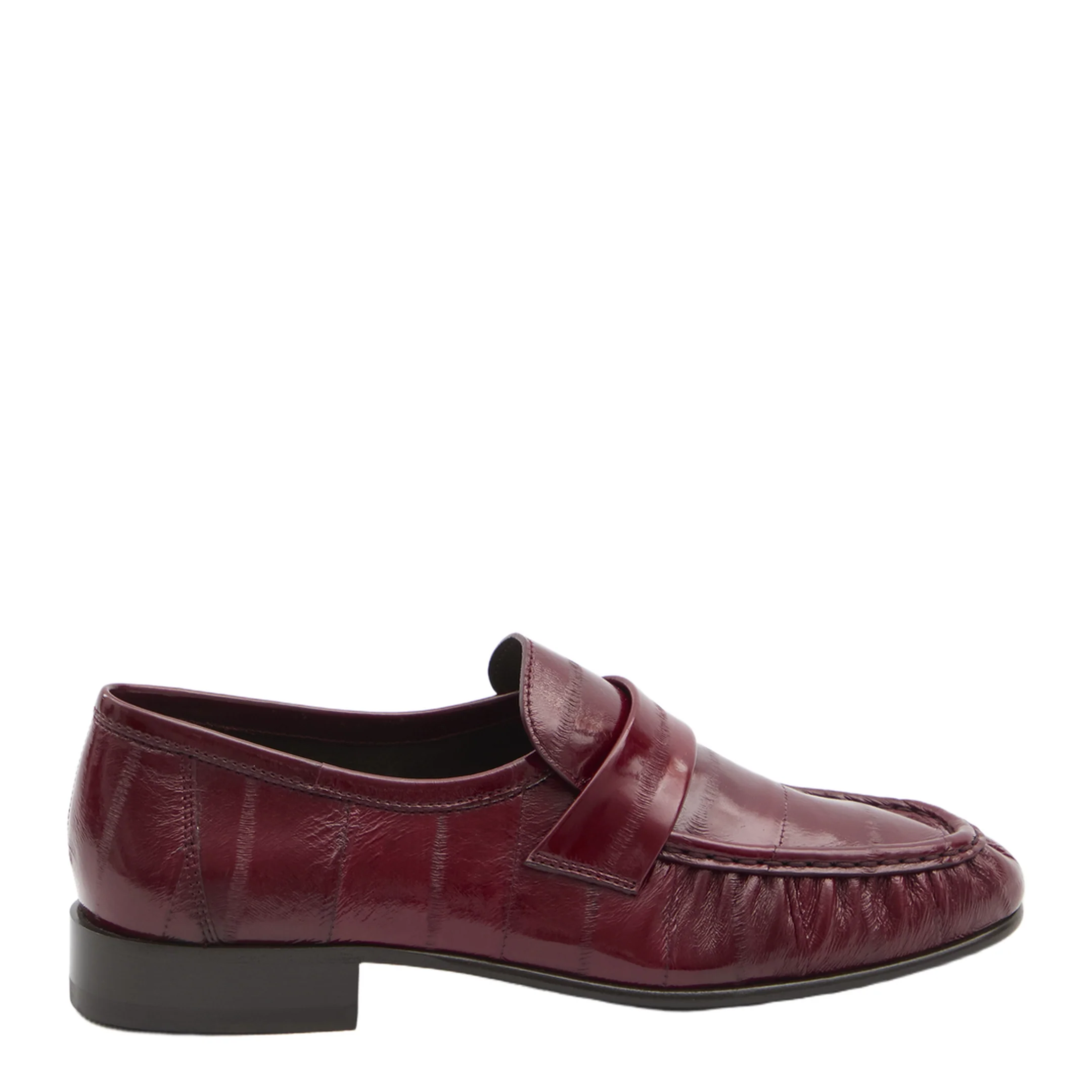 Eel leather loafers