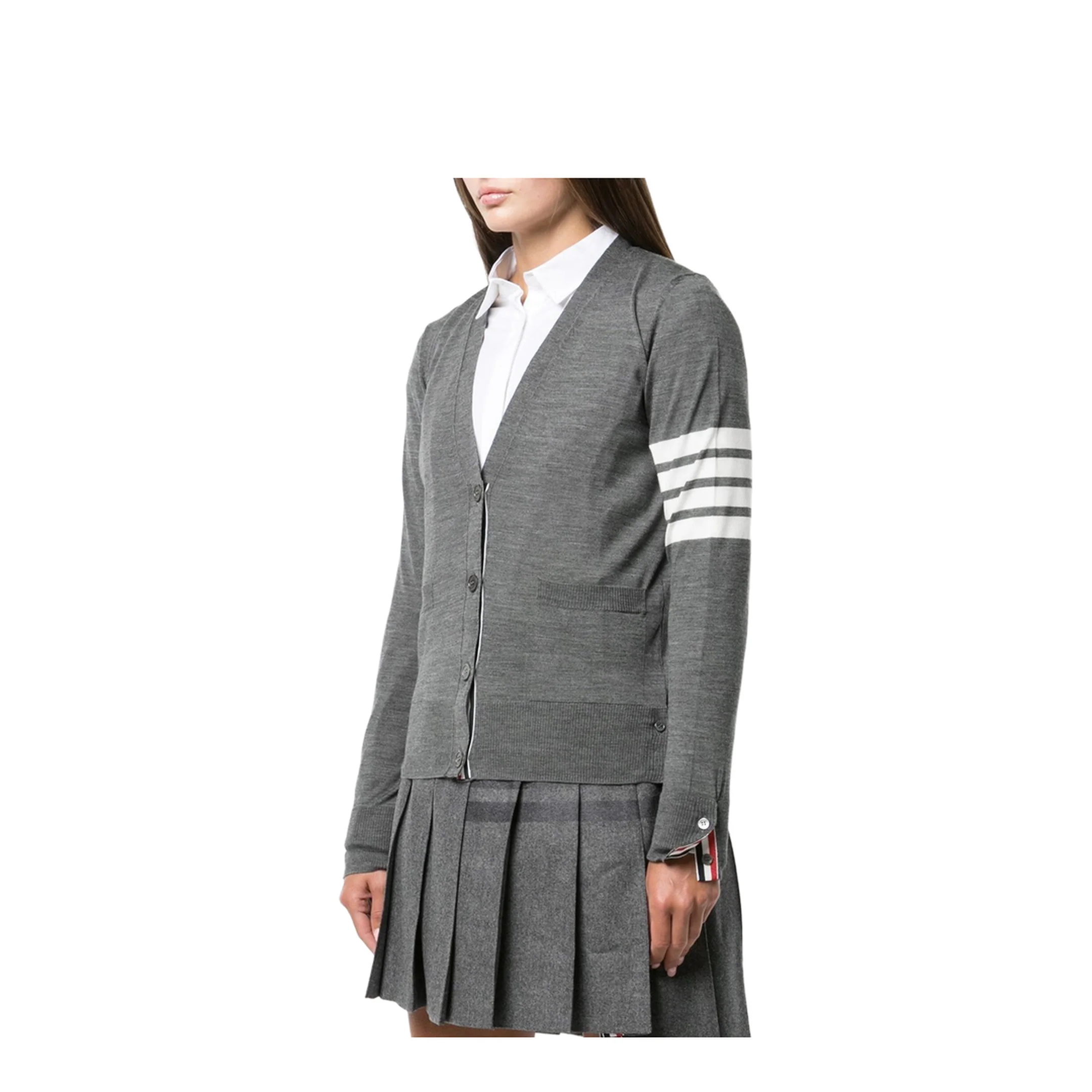 4 Bar Merino Wool Cardigan - Image 119