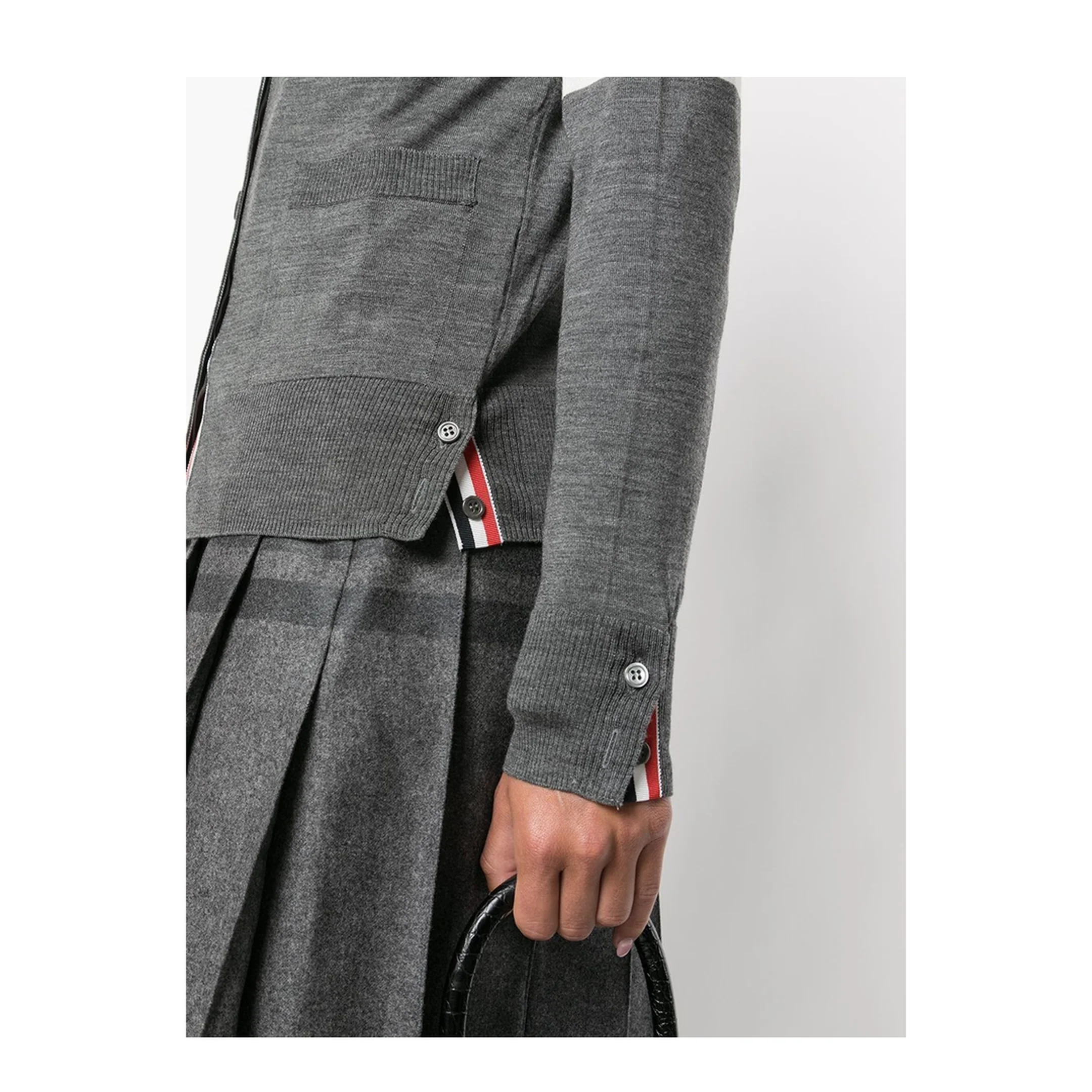 4 Bar Merino Wool Cardigan - Image 125