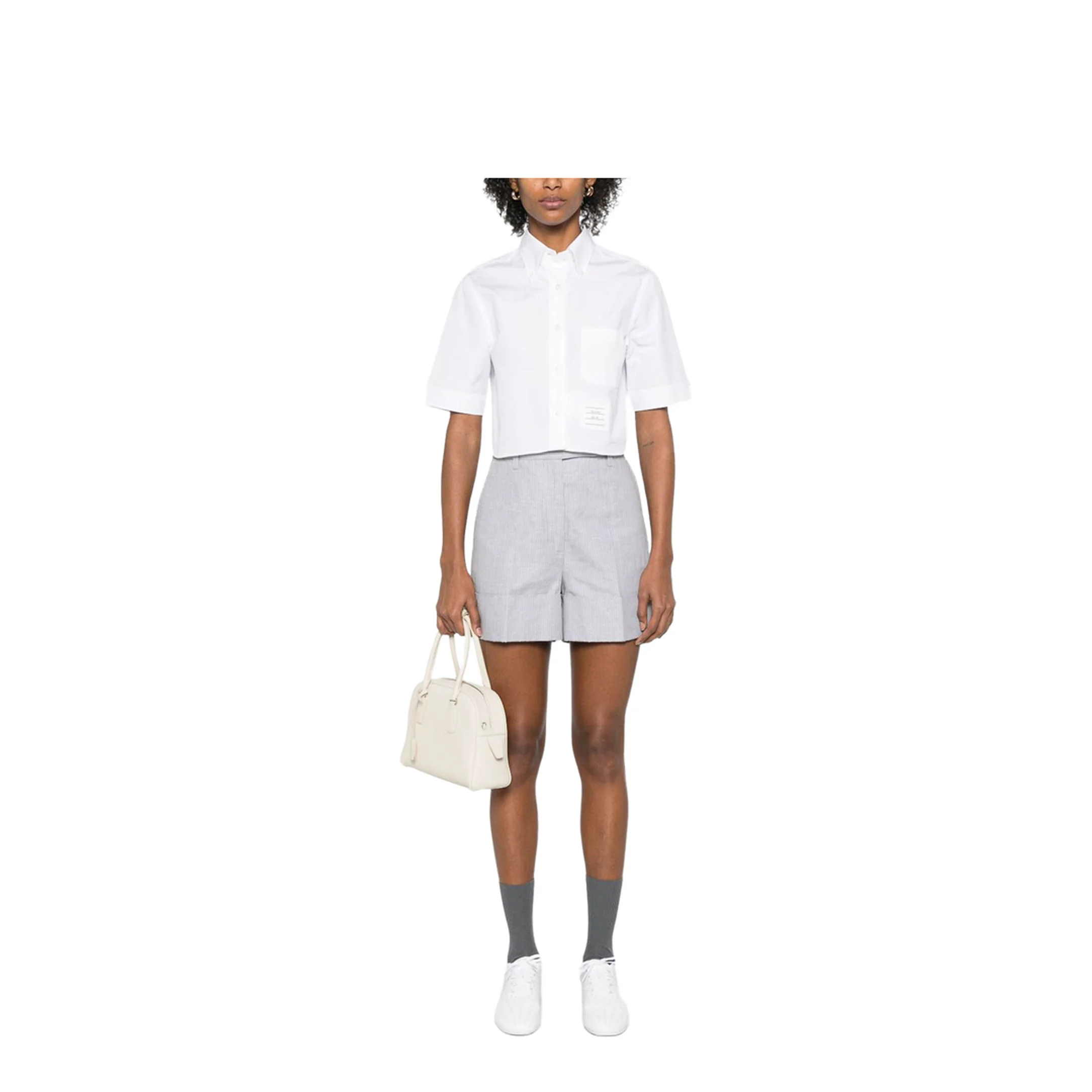 Cotton Cropped Shirt - Image 5