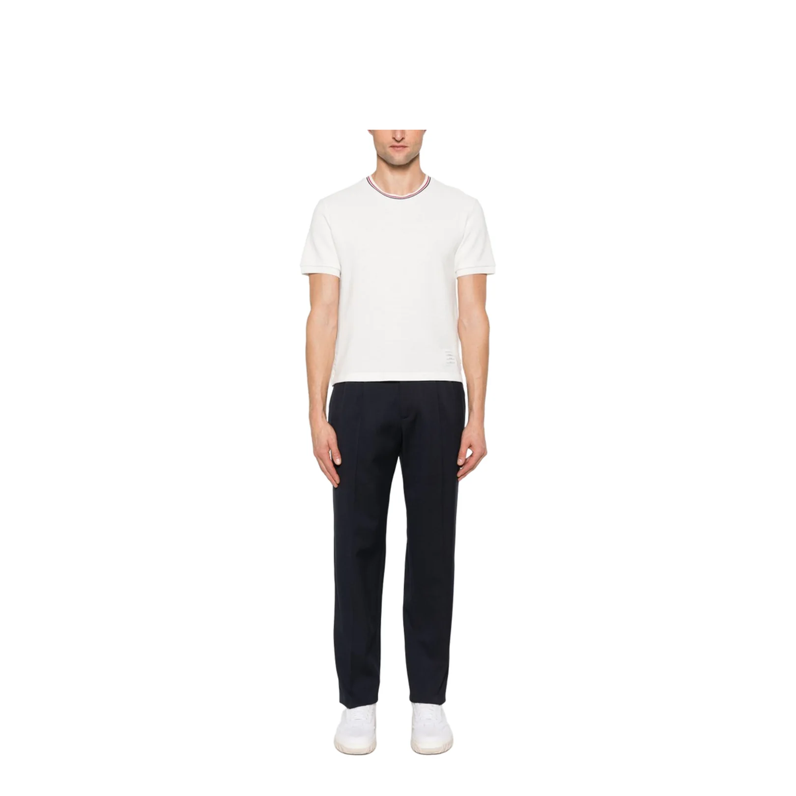 Cotton Waffle Rib Cuff Tee - Image 4