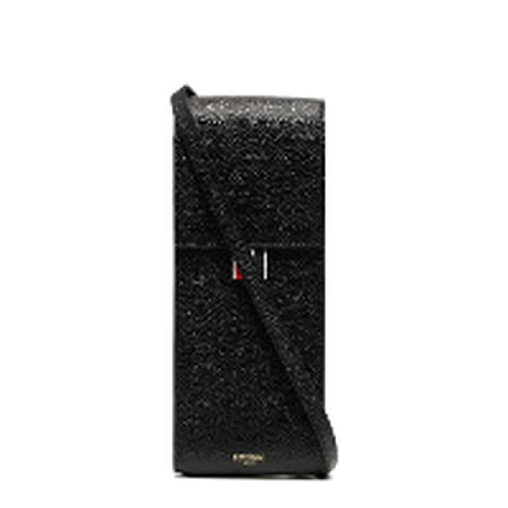 Crossbody Phone Holder Leather Black - Image 4