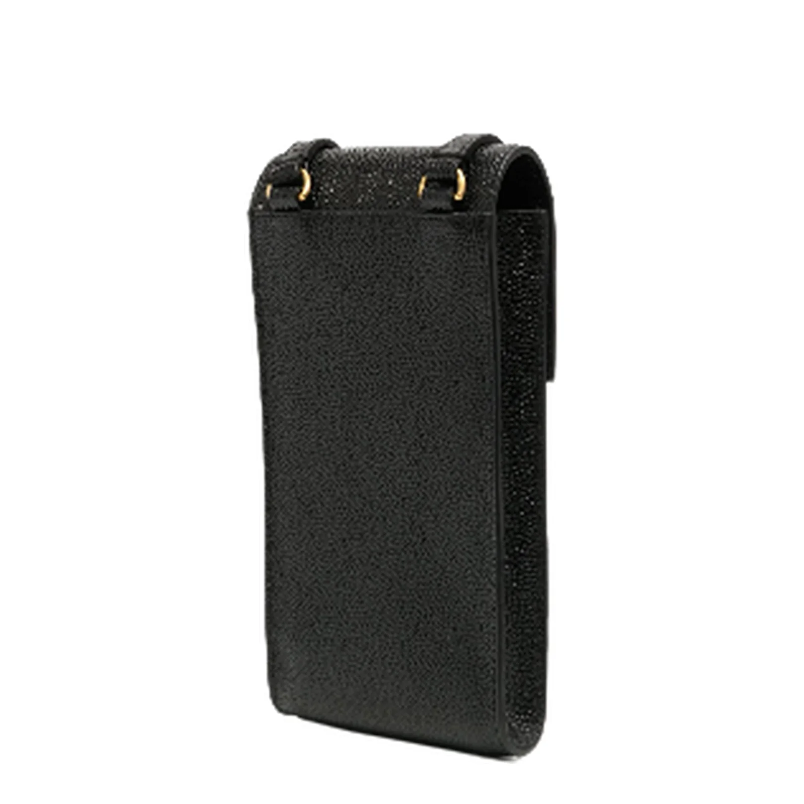 Crossbody Phone Holder Leather Black - Image 5