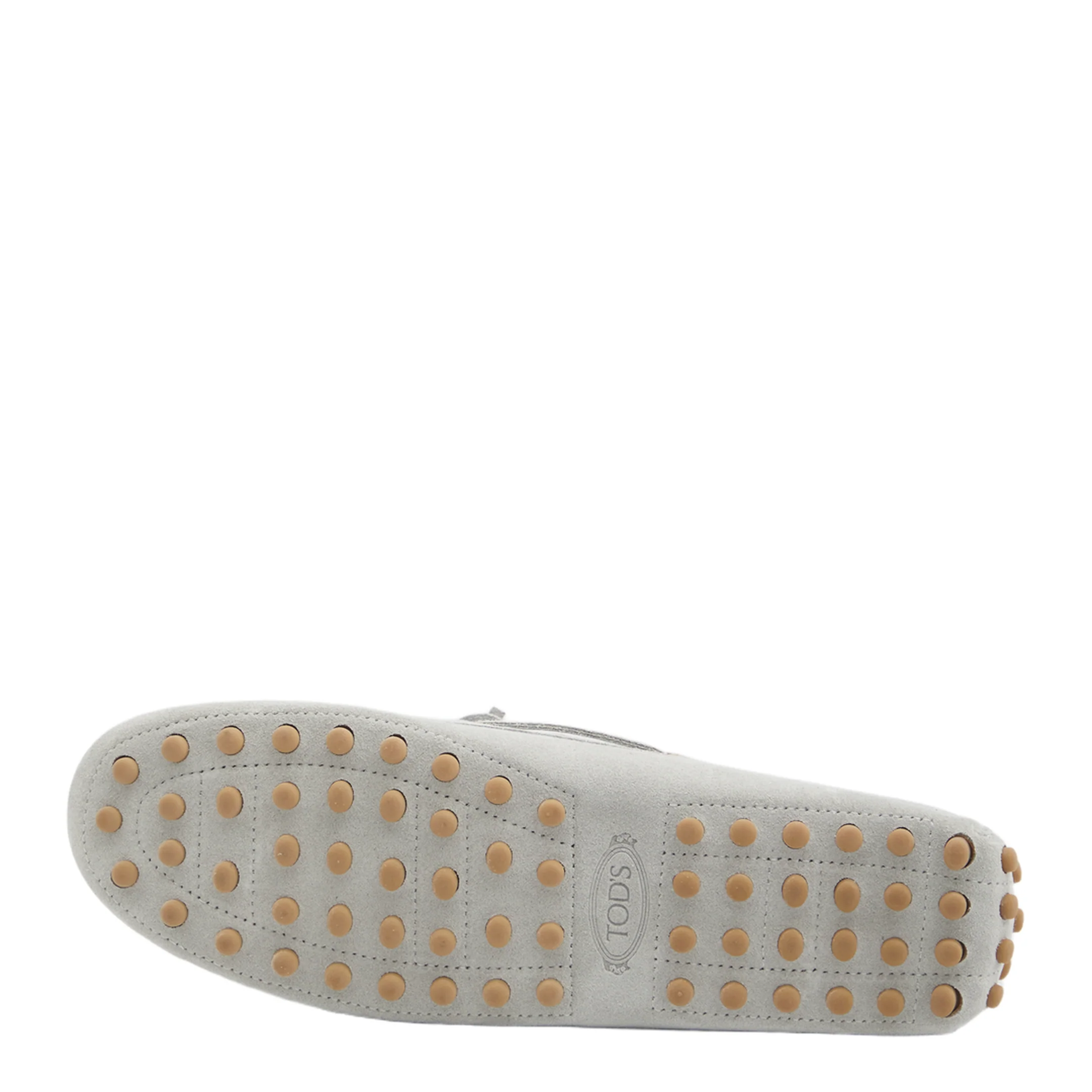 Light Blue Loafers With Almond Toe And Laces - Image 4
