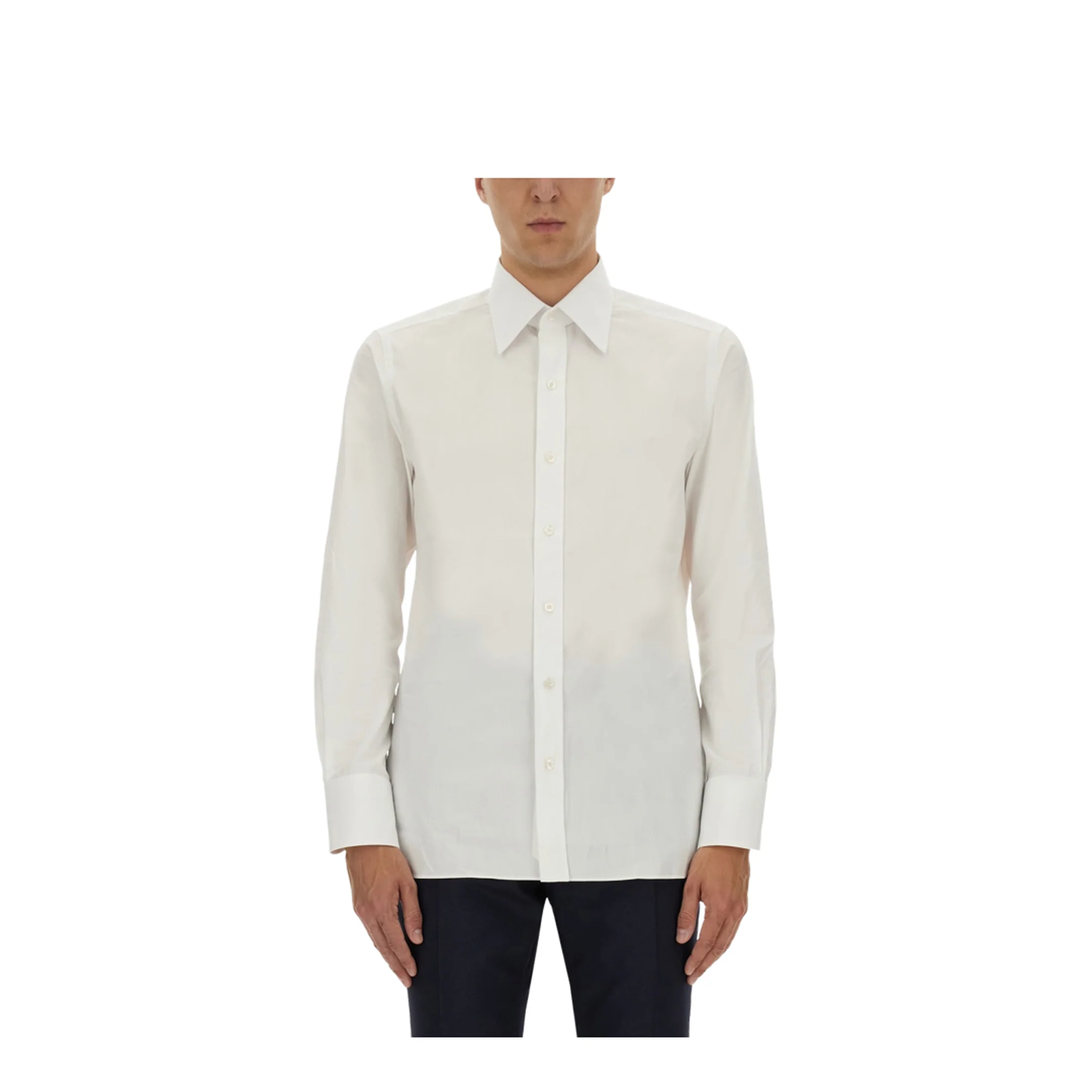 Shirt with Classic Collar - Image 2