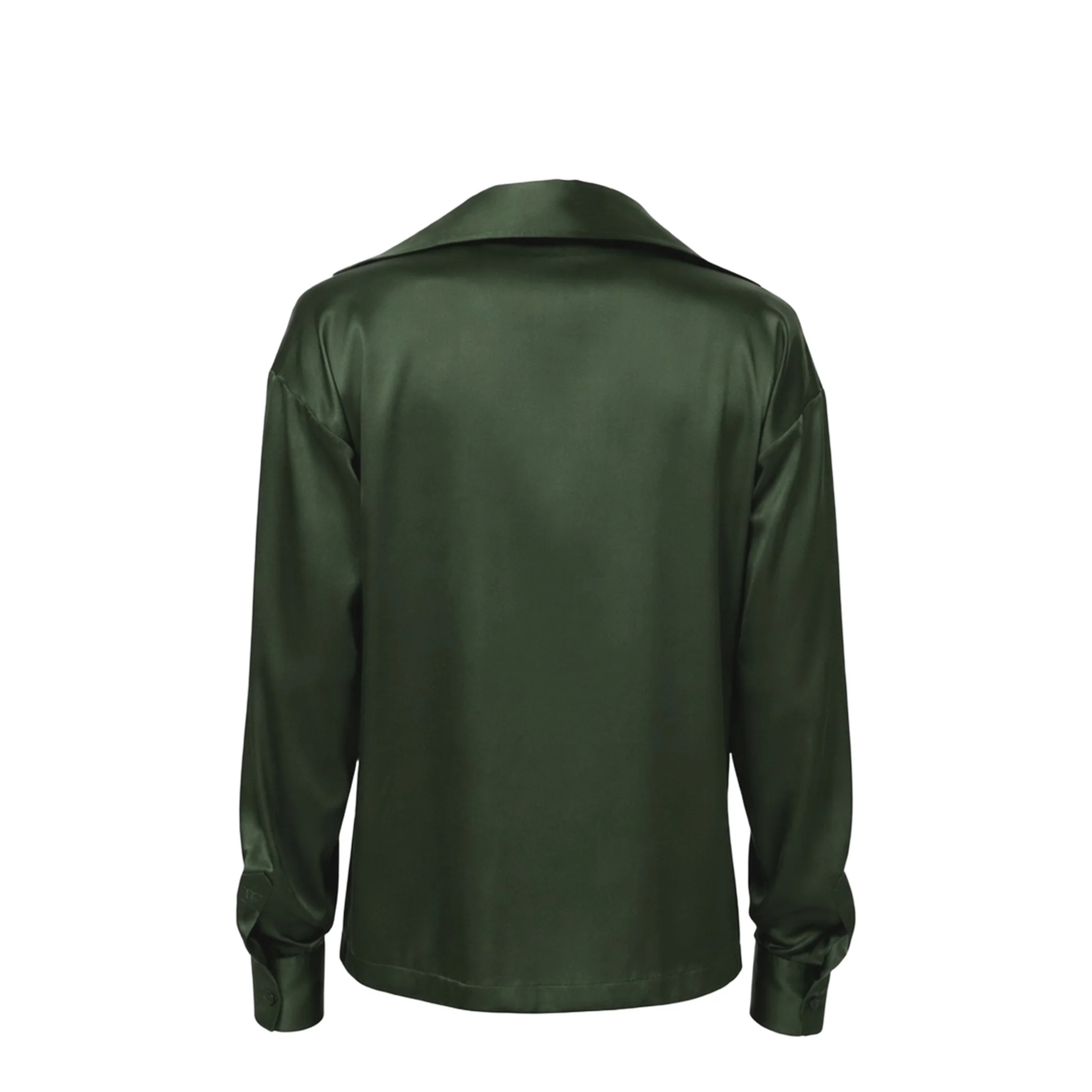 Silk Satin Stretch Shirt - Image 3