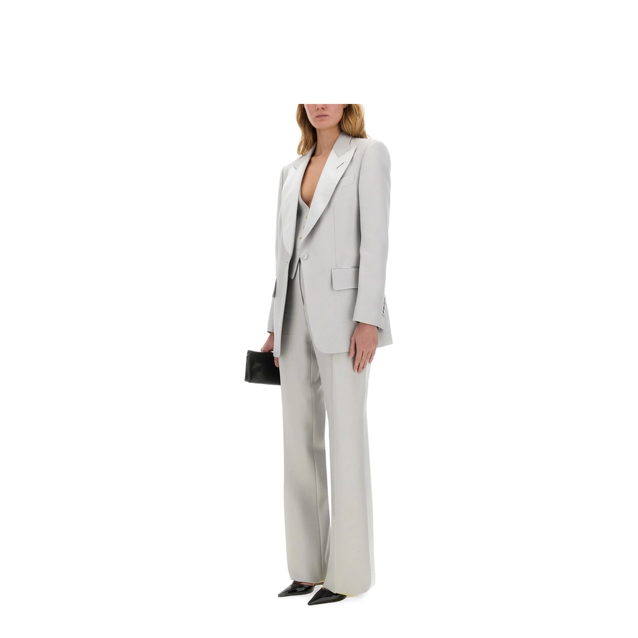 Single-Breasted Tuxedo Jacket - Image 2