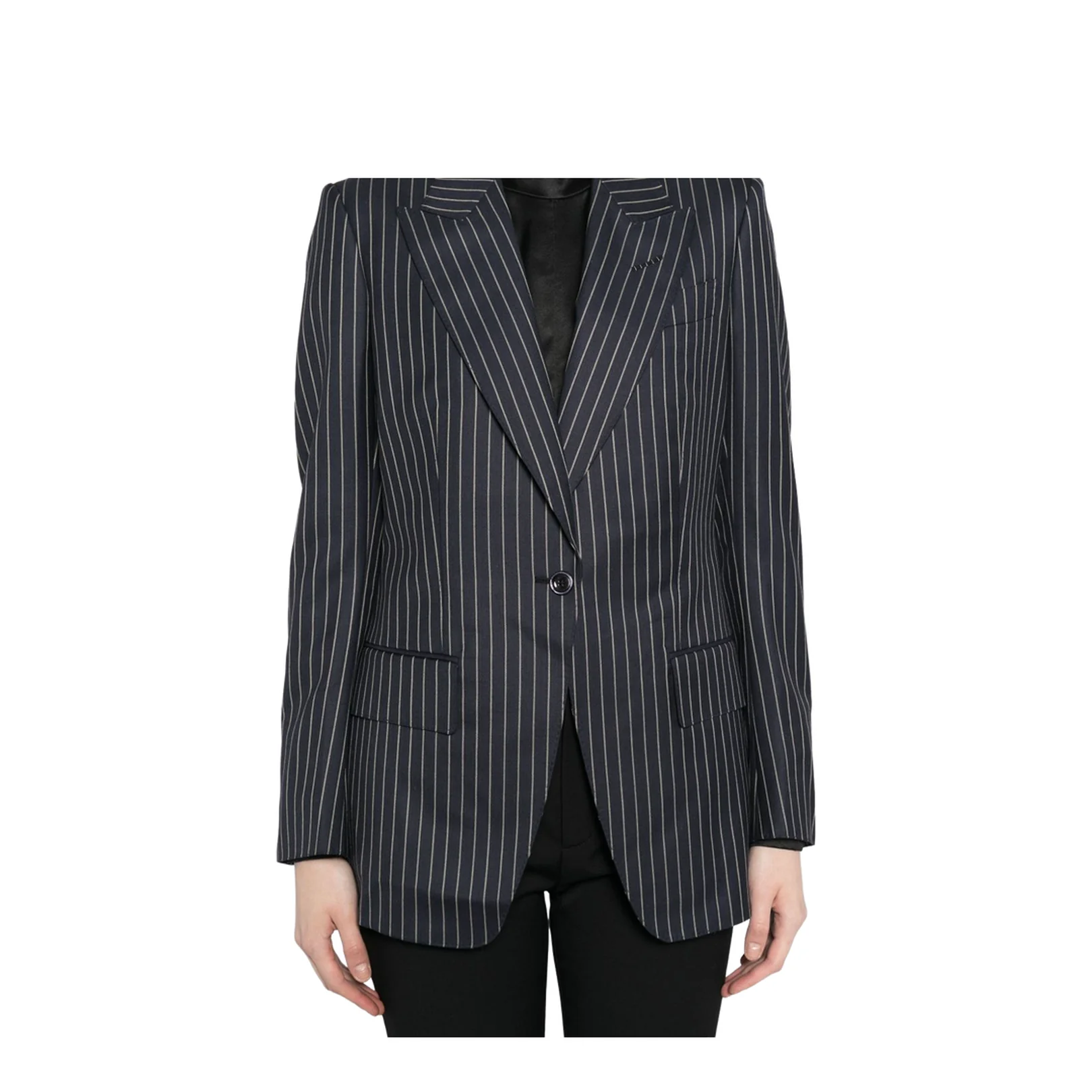 Single Breasted Wool Flannel Jacket - Image 3