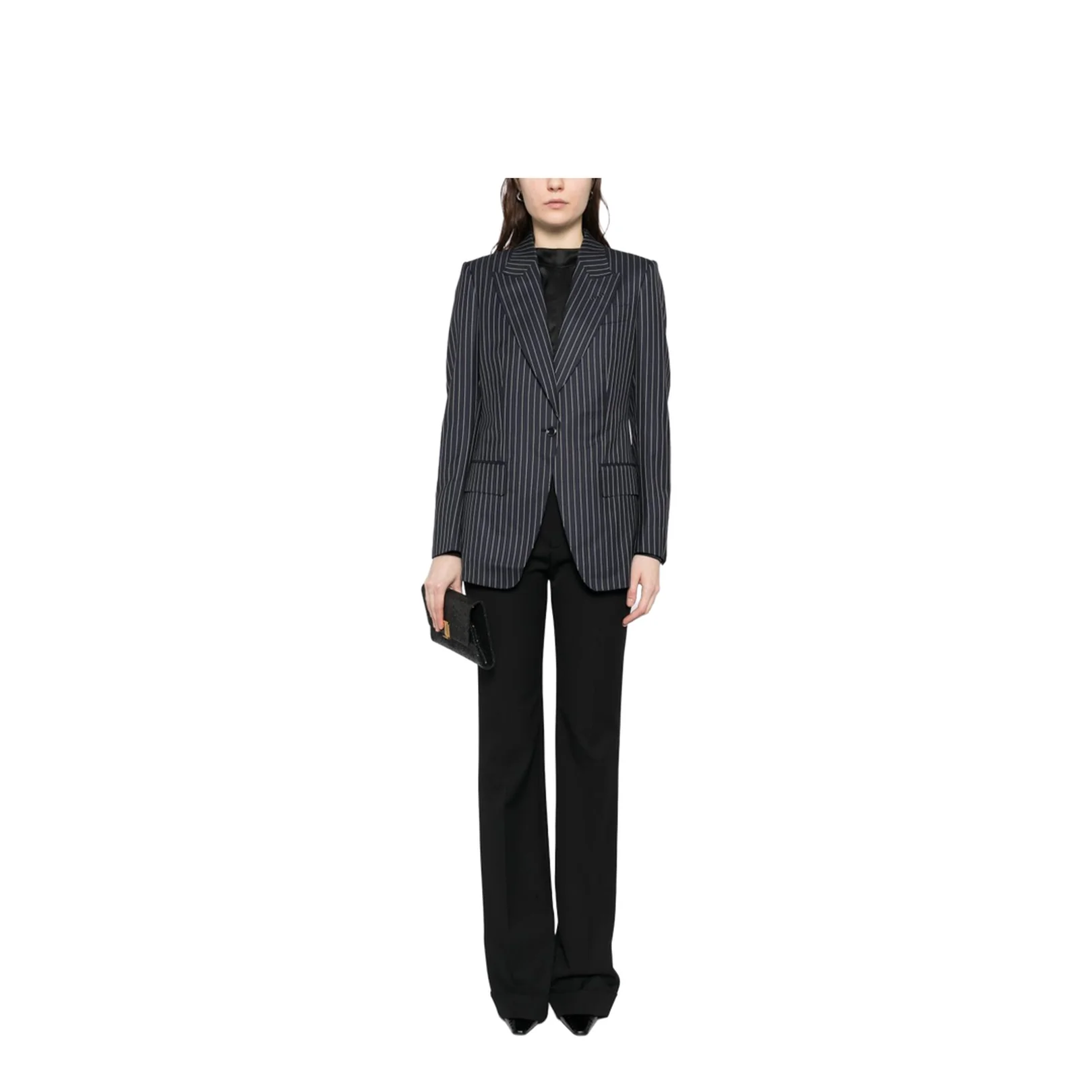 Single Breasted Wool Flannel Jacket - Image 5
