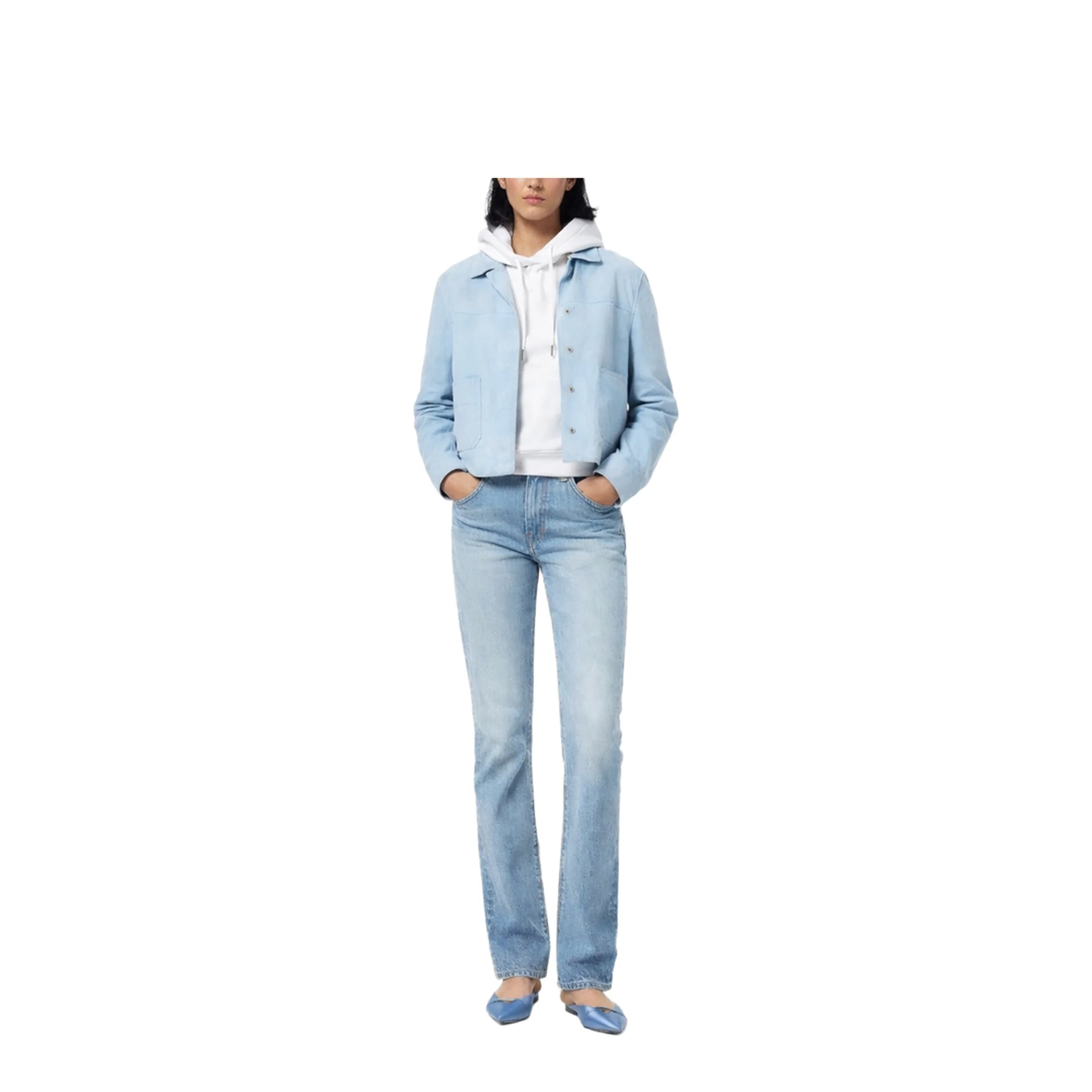 Washed Denim Jeans - Image 2
