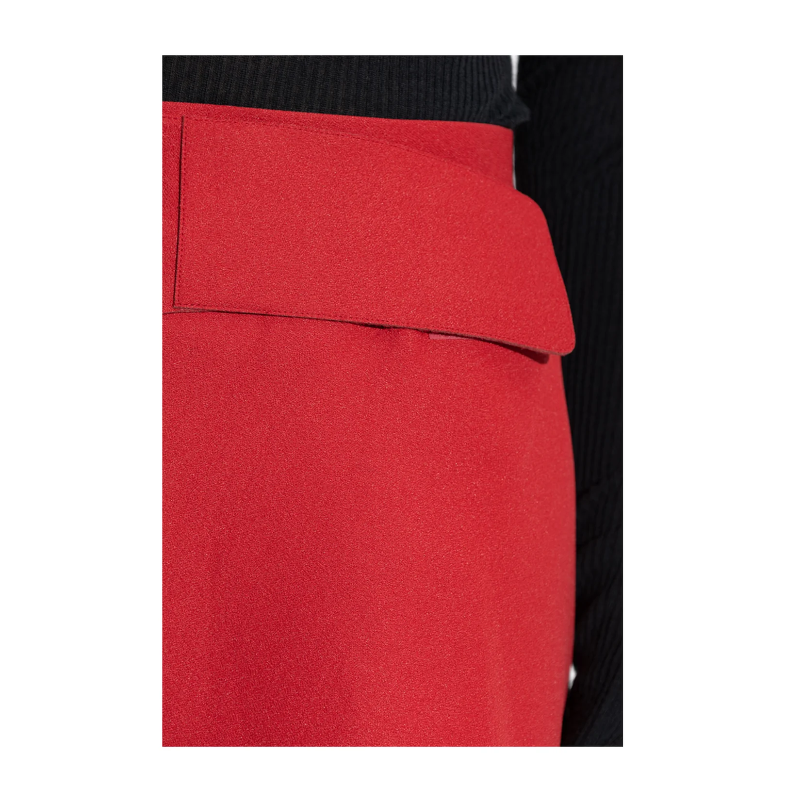 Asymmetrical Skirt Red - Image 5