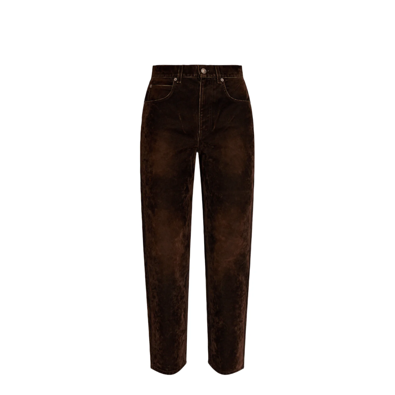 Velvet-Finished Jeans