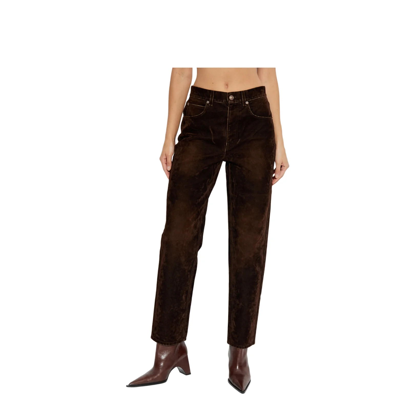 Velvet-Finished Jeans - Image 3