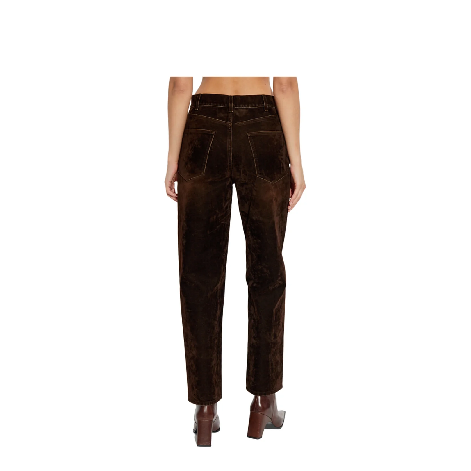 Velvet-Finished Jeans - Image 4