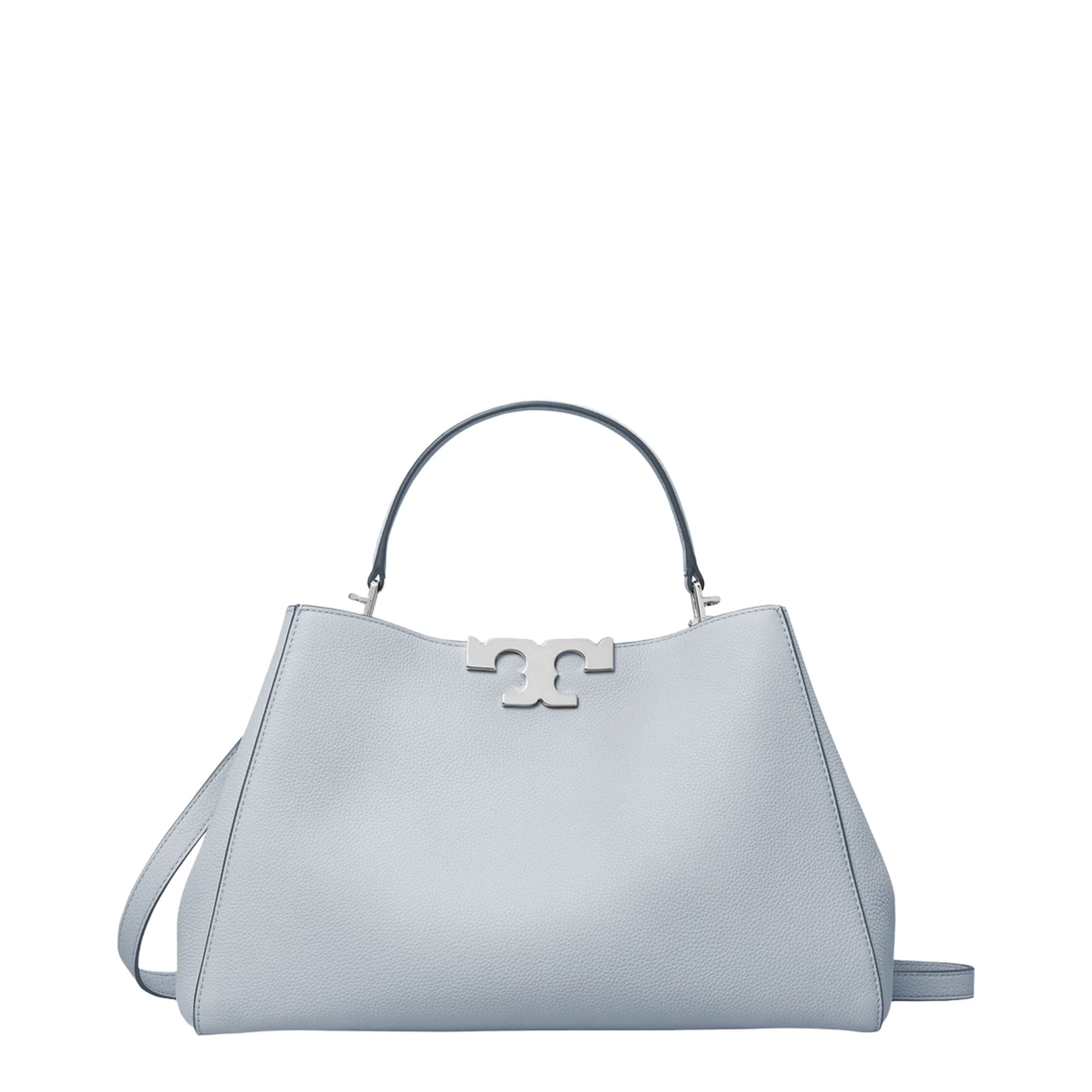 Eleanor Leather Handbag - Light Blue