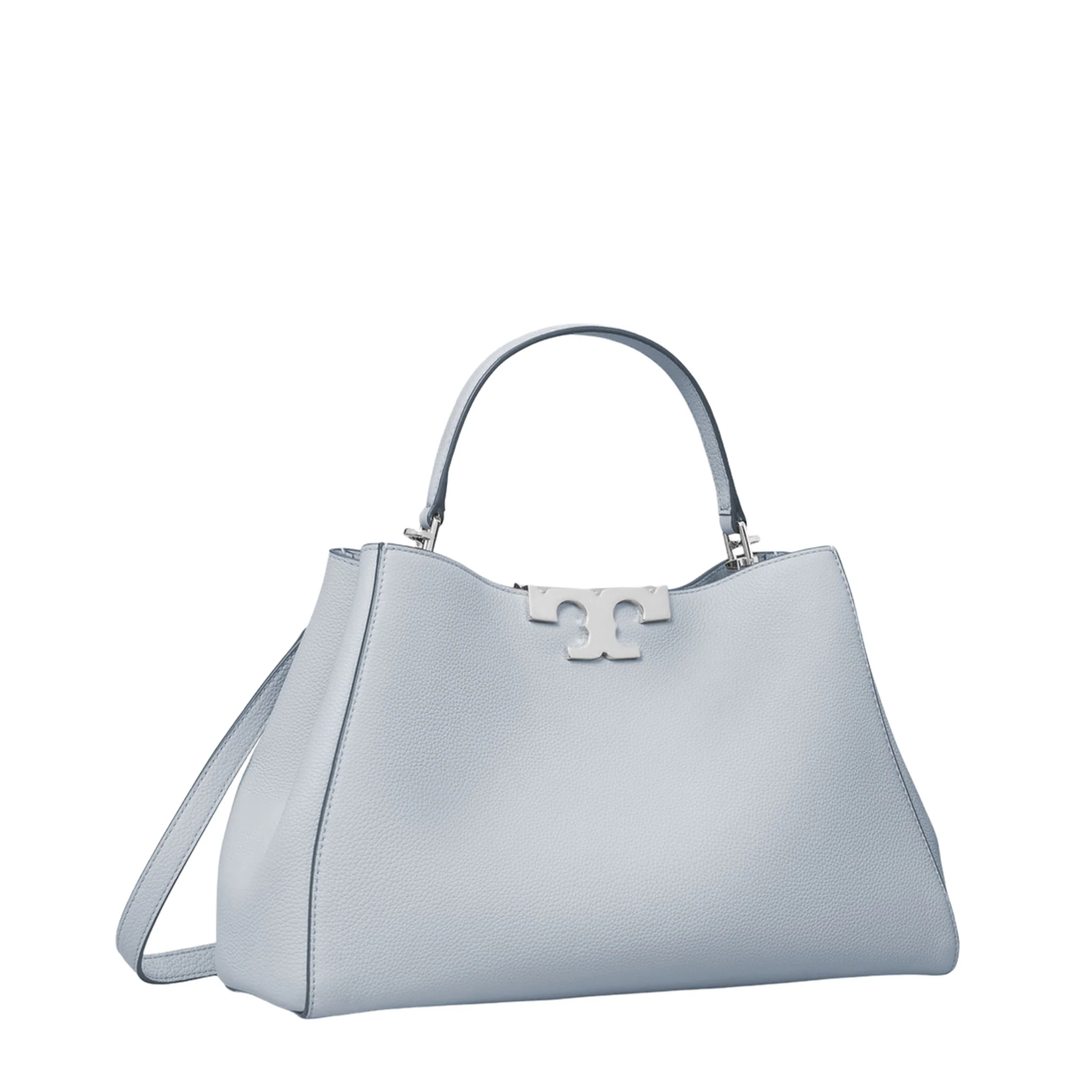 Eleanor Leather Handbag - Light Blue - Image 2