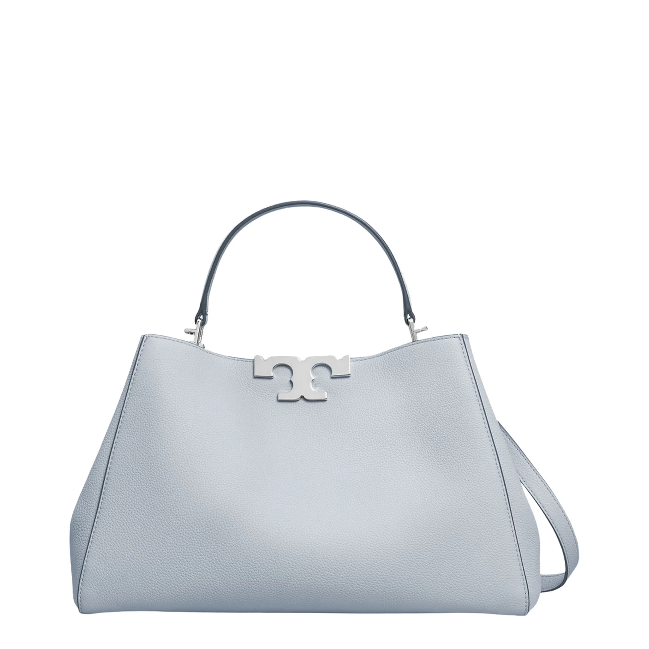 Eleanor Leather Handbag - Light Blue - Image 3