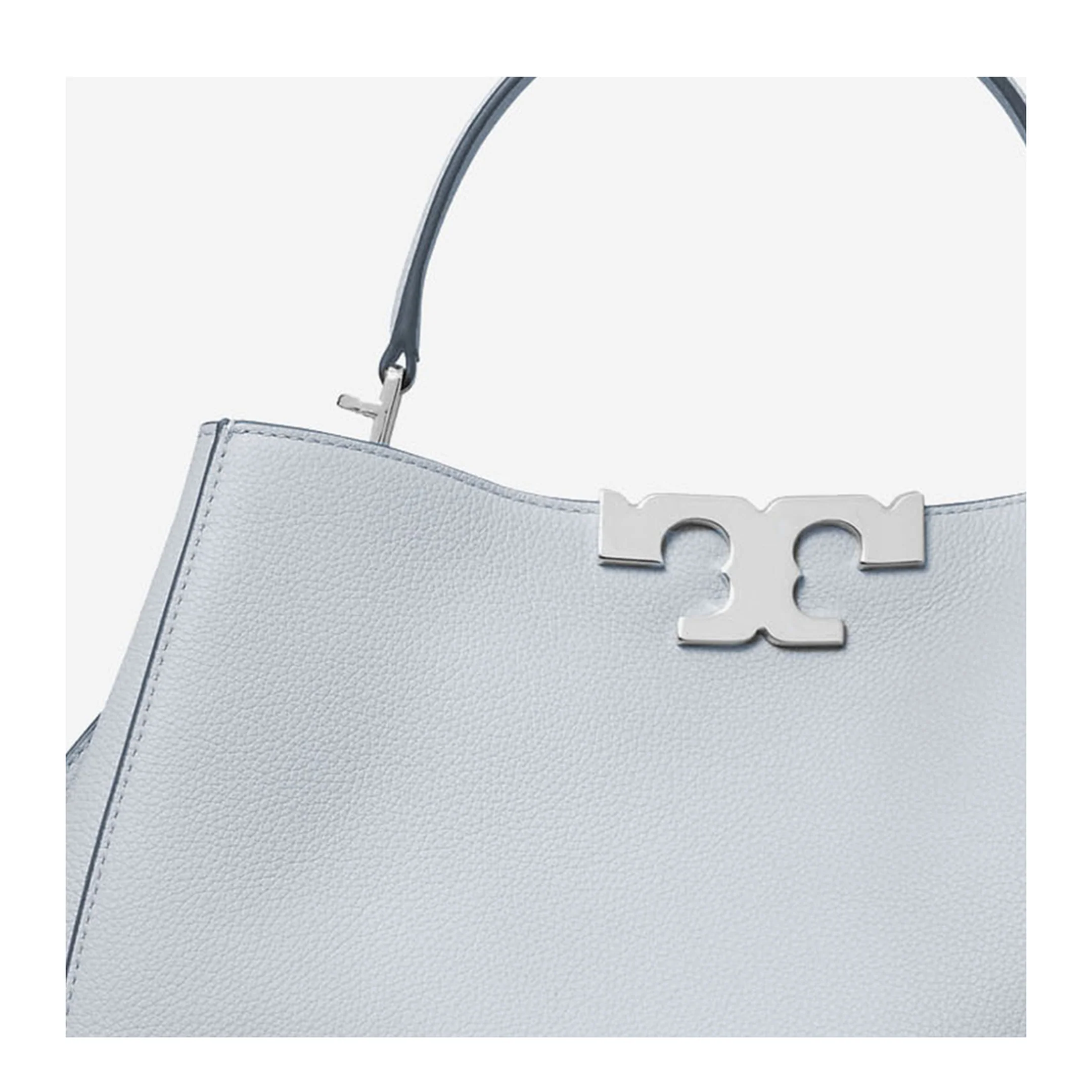 Eleanor Leather Handbag - Light Blue - Image 4