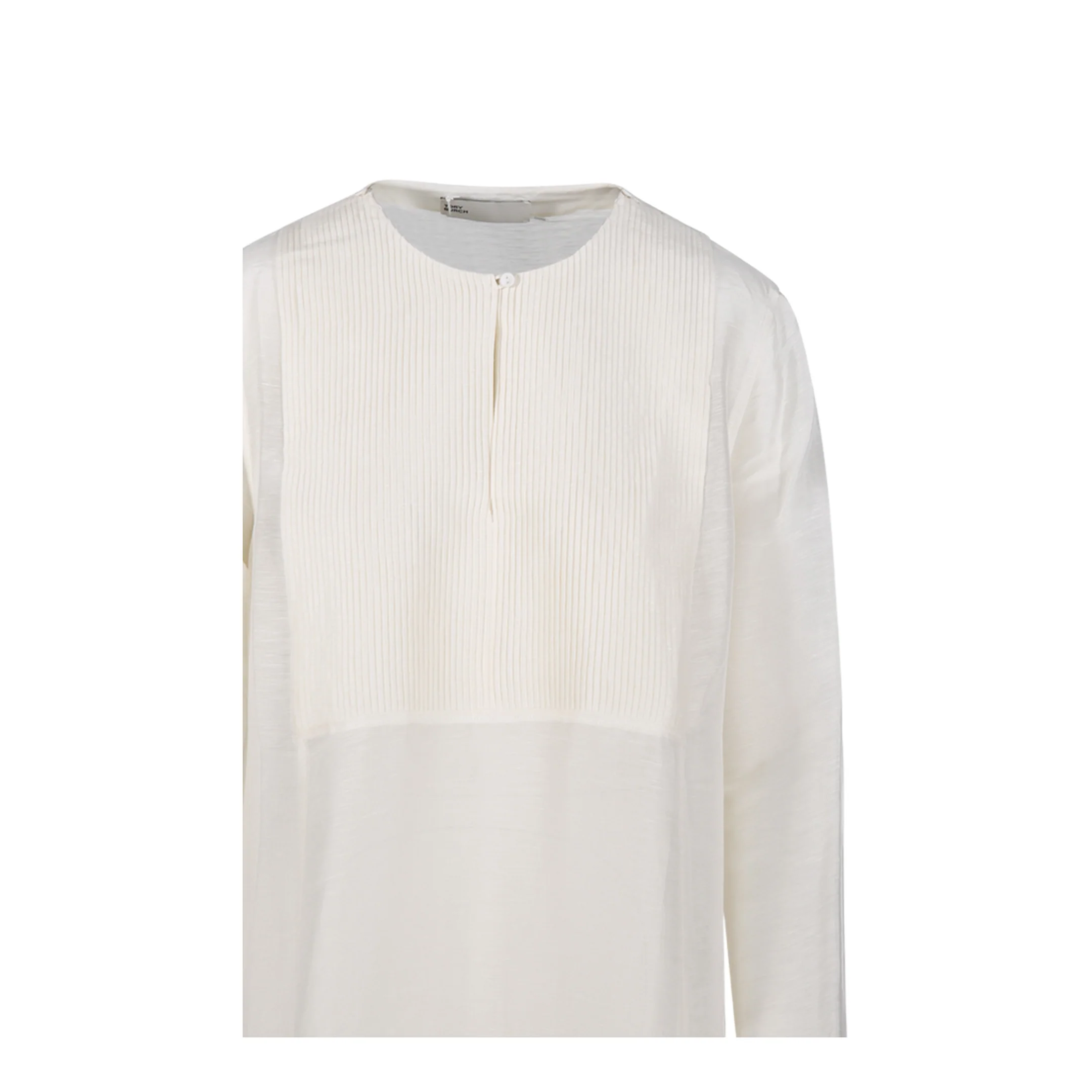 Ivory Linen Blend Caftan - Image 4