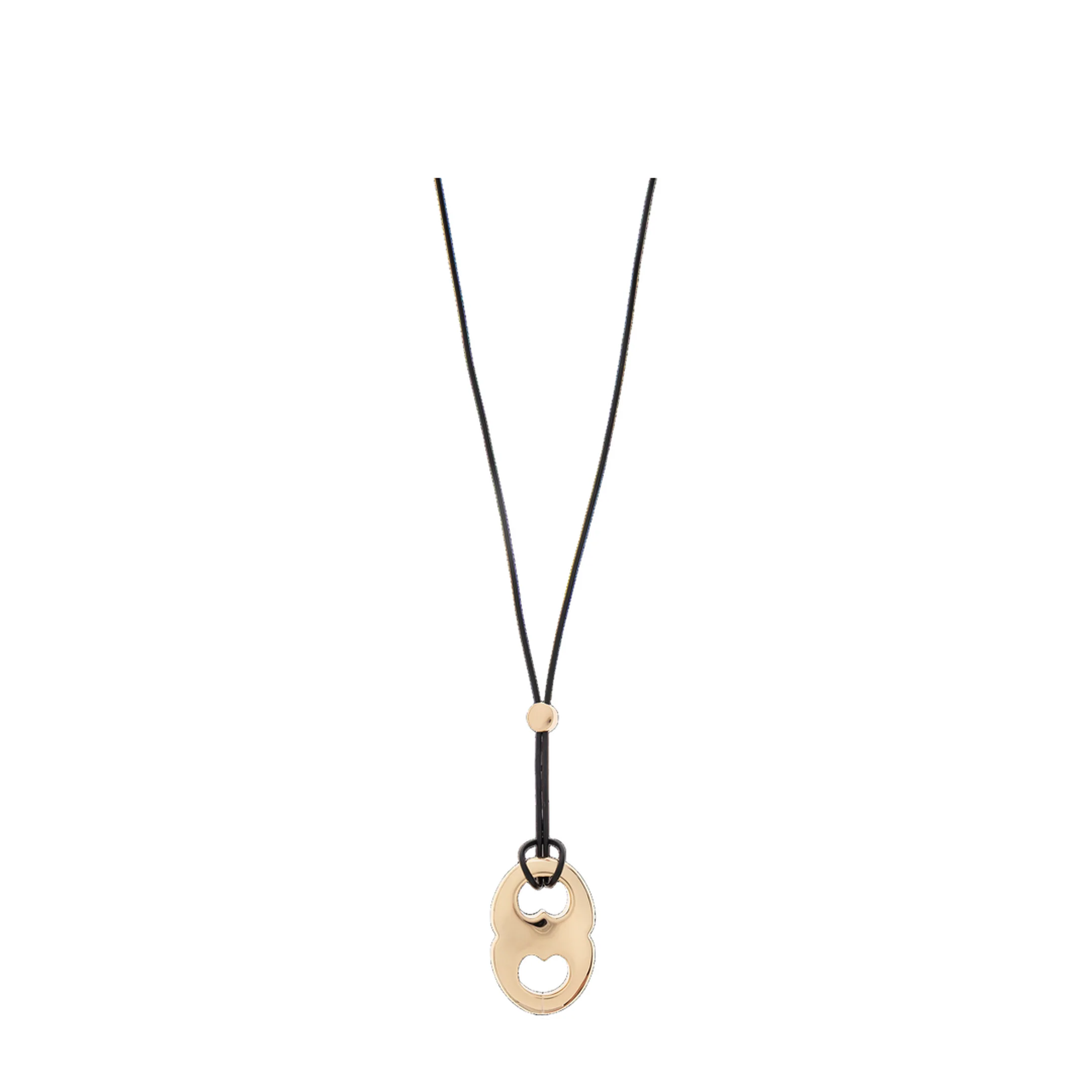 Gold Leather Necklace