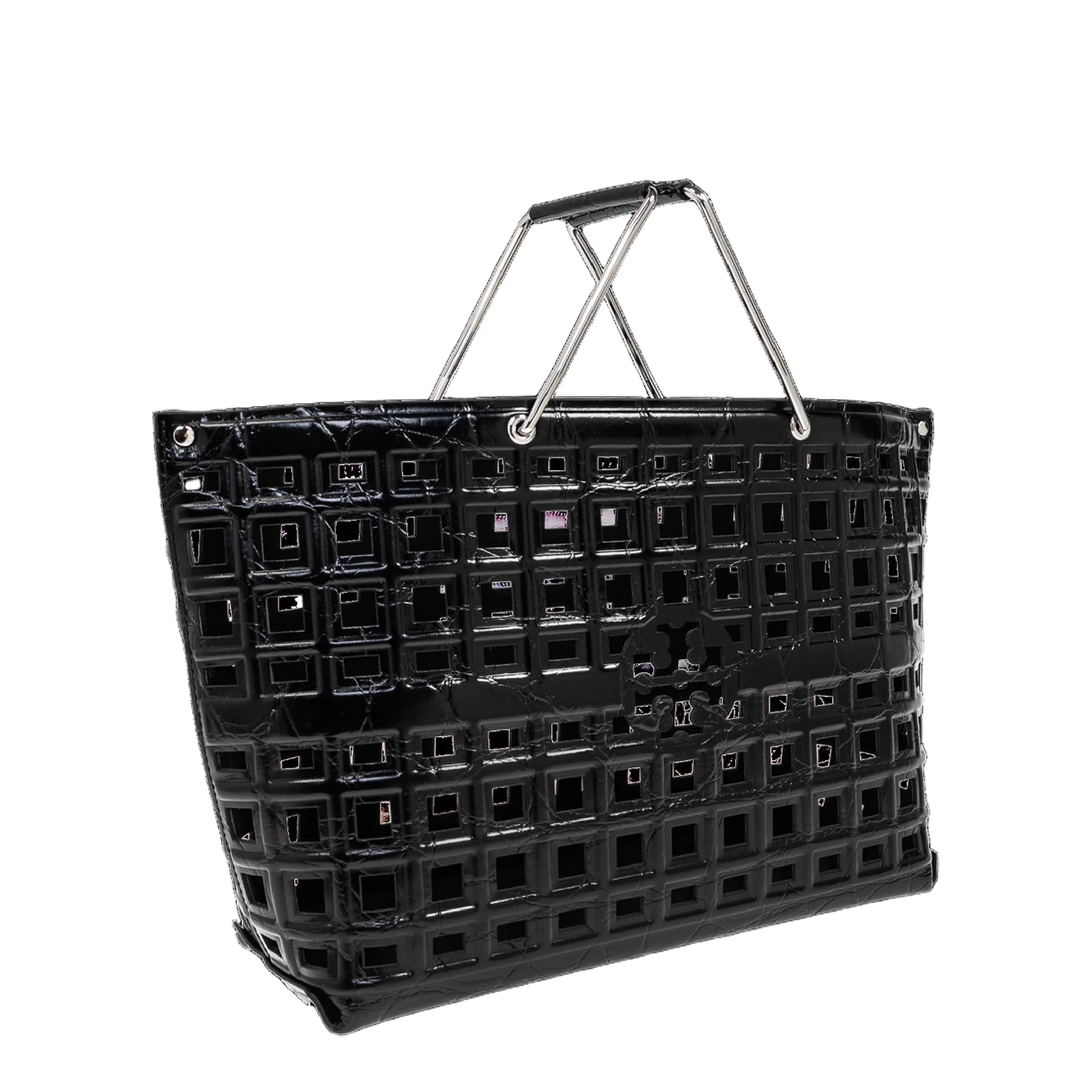 Market Leather Tote Bag - Black - Image 3