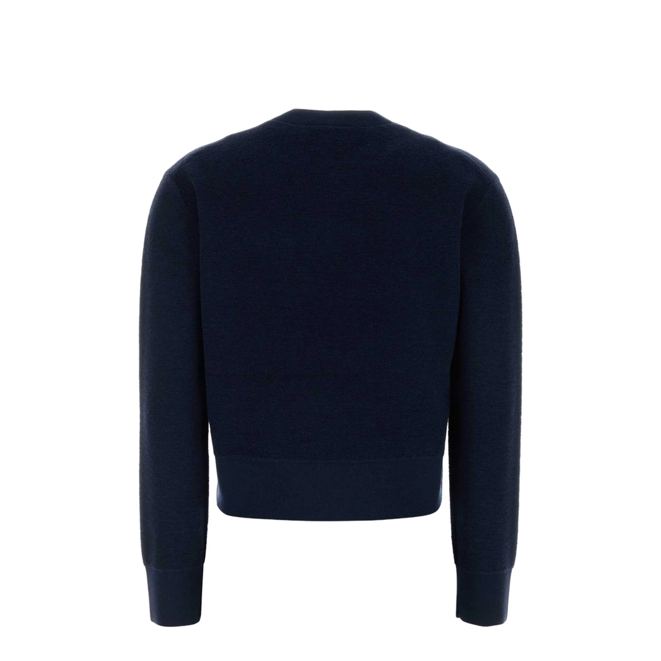 Wool Blend Sweater - Navy Blue - Image 2