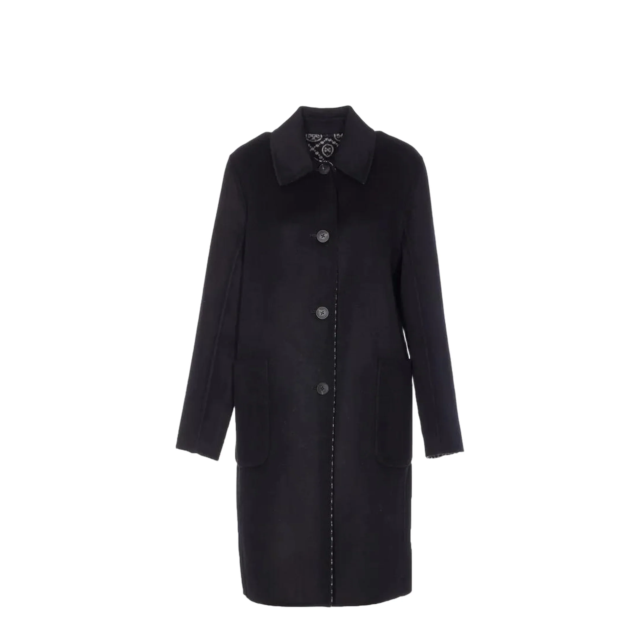 Pea Coat - Black - Image 2